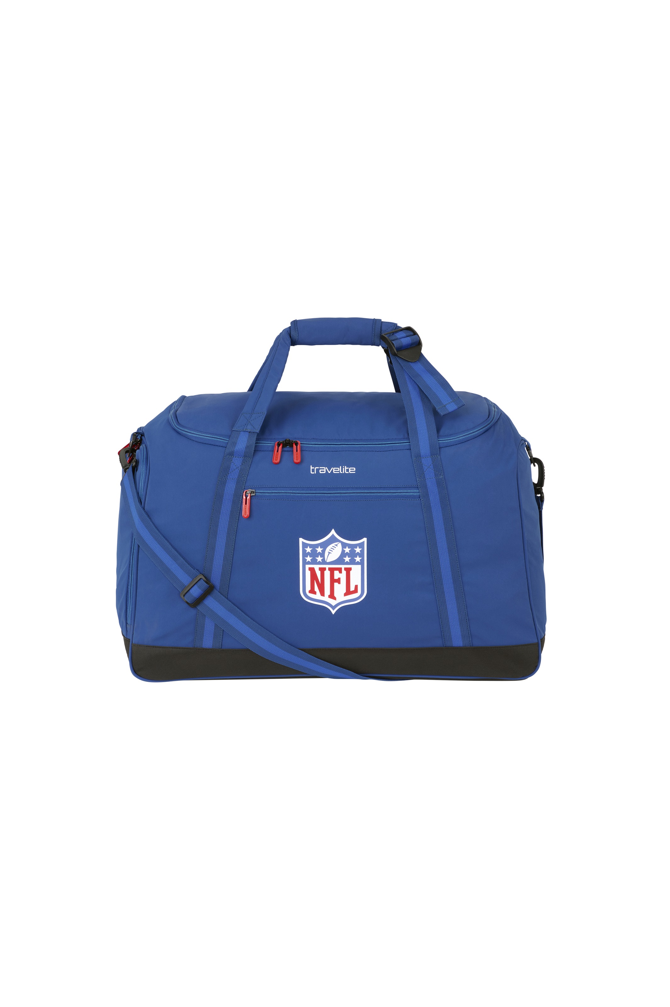 travelite Sporttasche "travelite x NFL Duffle Bag 2in1" als Rucksack nutzbar, große Öffnung, Schuhfach und Aufsteckfunktion