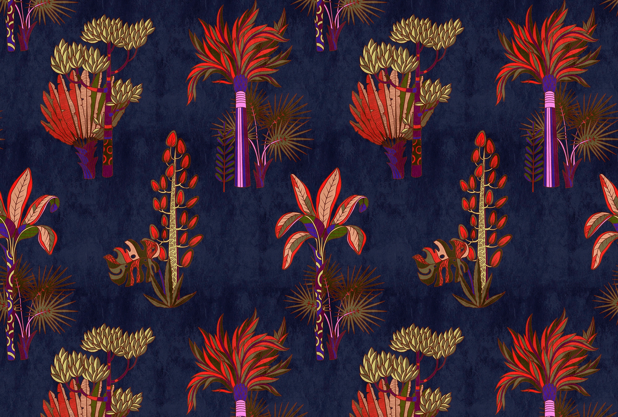 living walls Fototapete "Walls by Patel Lagos" glatt Vlies, Wand günstig online kaufen