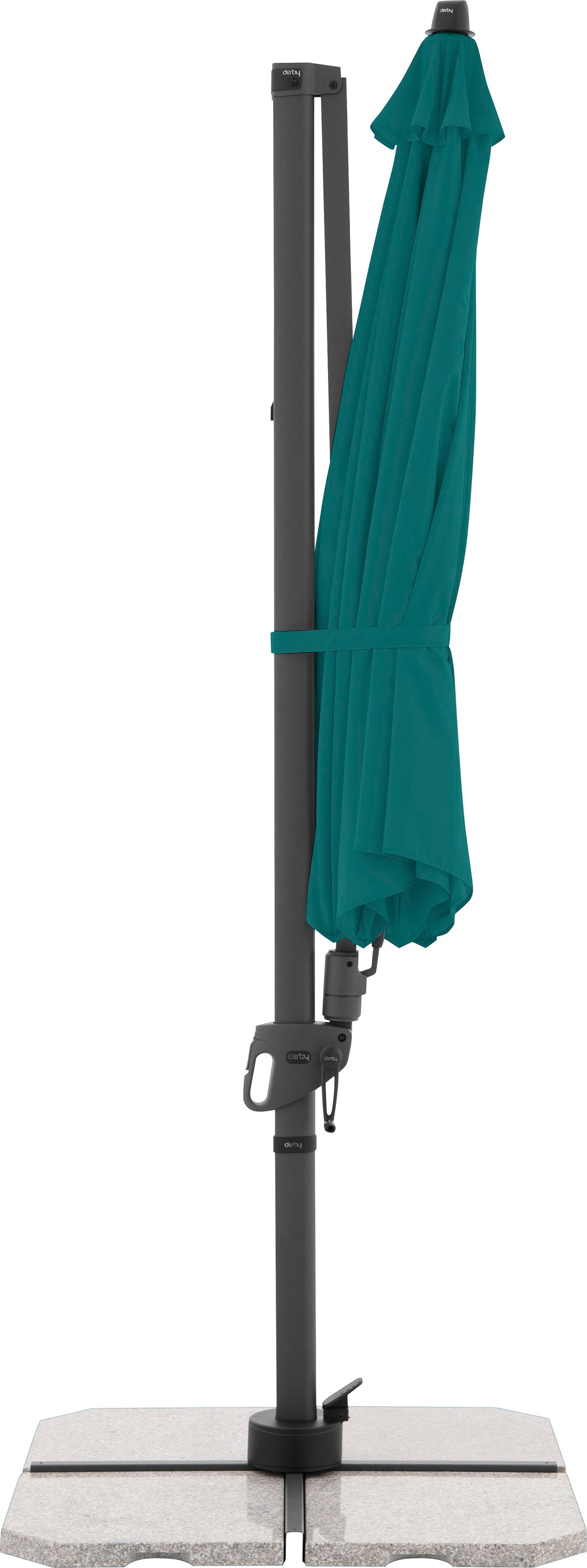 doppler® Sonnenschirm »Derby«, (Derby), Rahmenständer