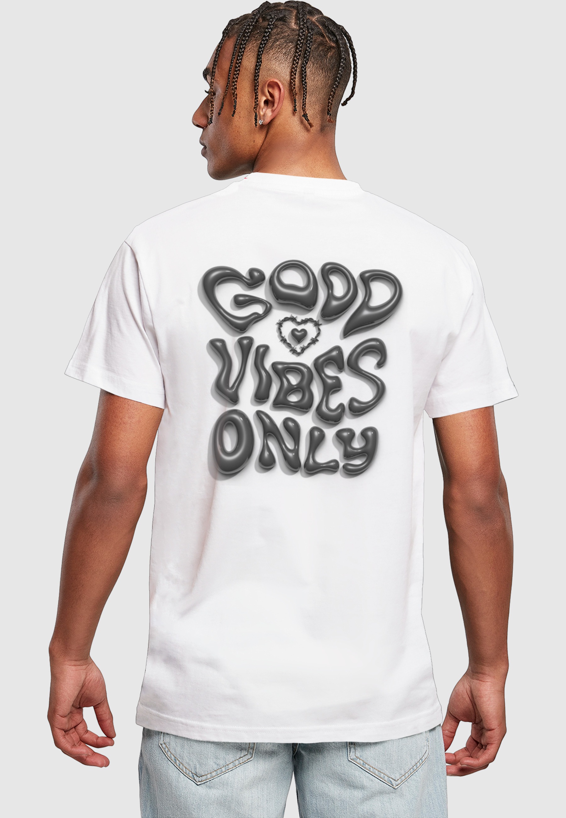 MisterTee T-Shirt »MisterTee Herren Good Vibes Only Tee« 1 Stk.