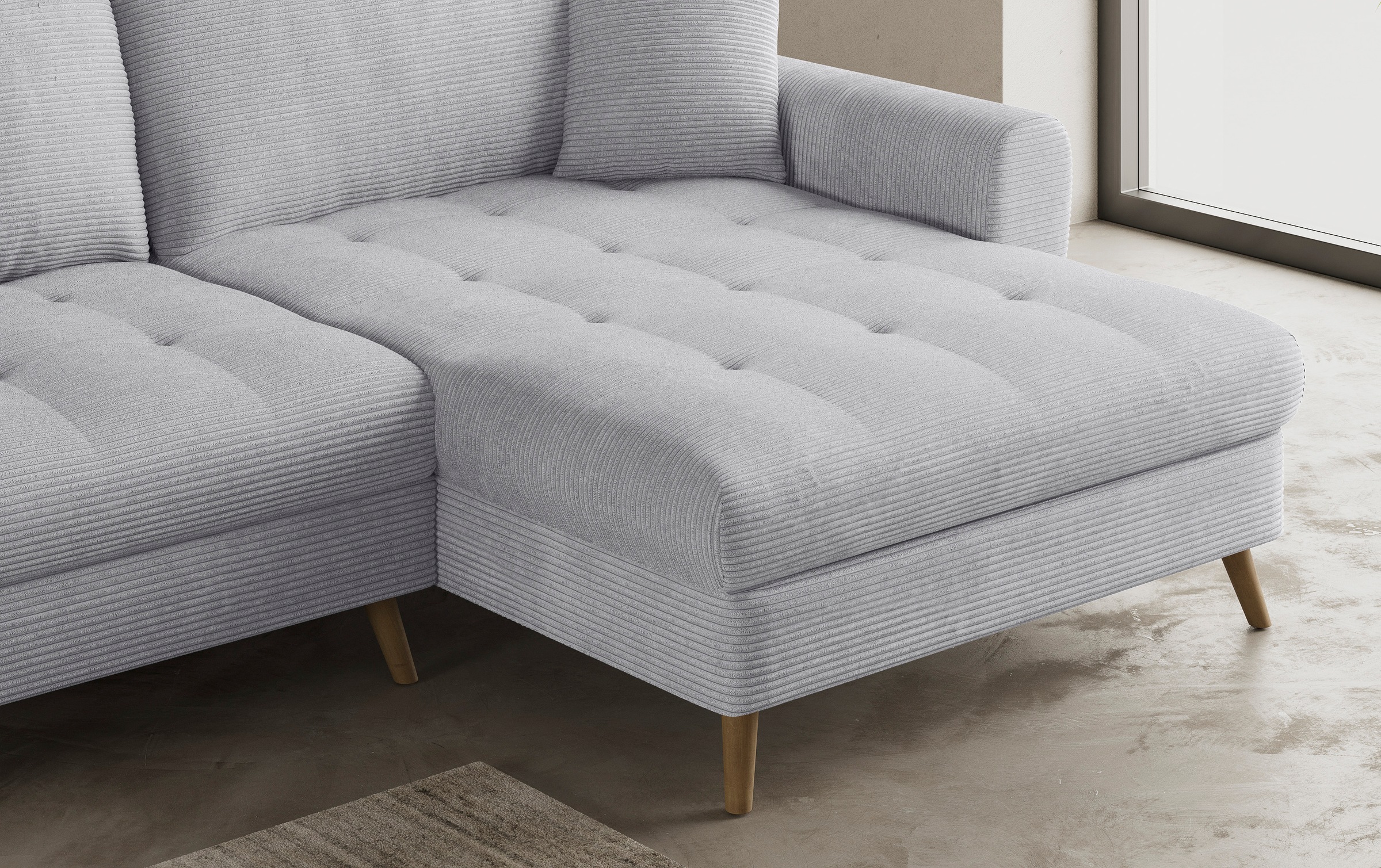 Thumbnail - Mr. Couch Ecksofa "Blackburn II, L-Form" Mit Kaltschaumpolsterung bis 140 kg belastbar