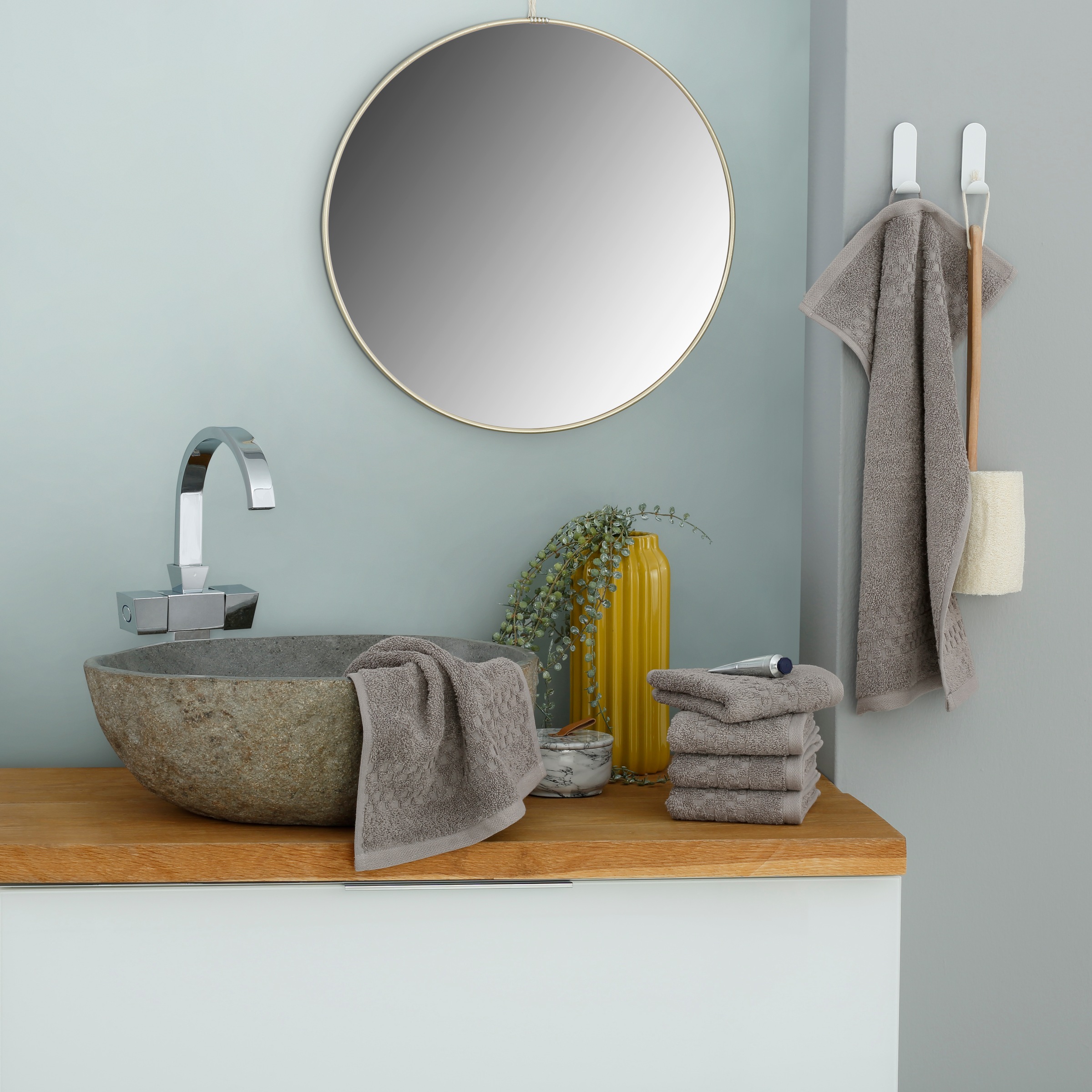 my home Gästehandtücher "Regona, Gästehandtücher 30x50cm, flauschig und wei günstig online kaufen