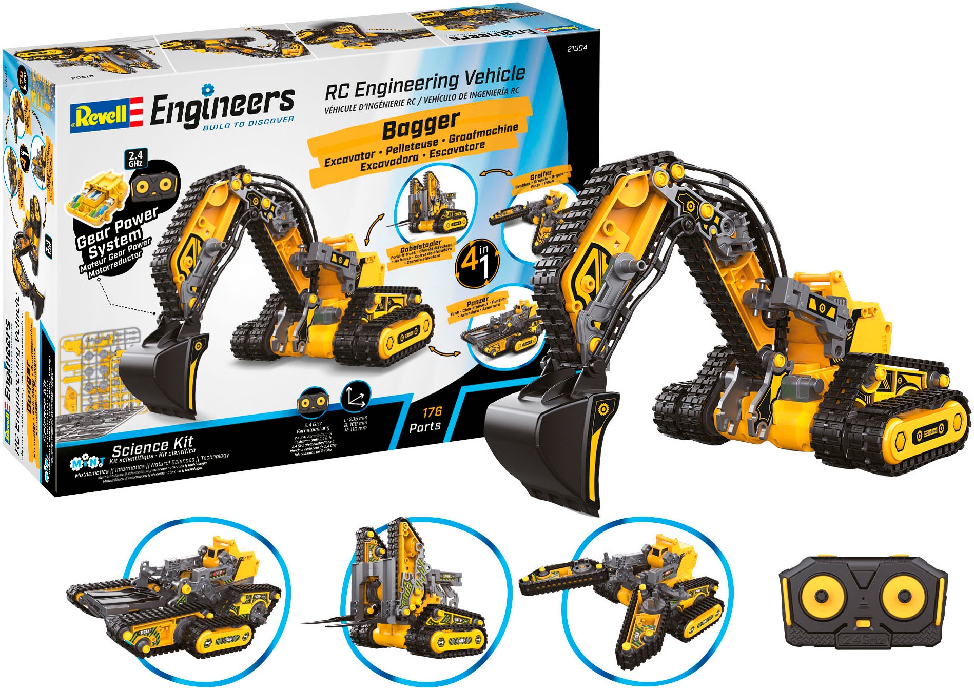 Revell® RC-Bagger »Revell Engineers, Fahrzeugtechnik,2,4 GHz«