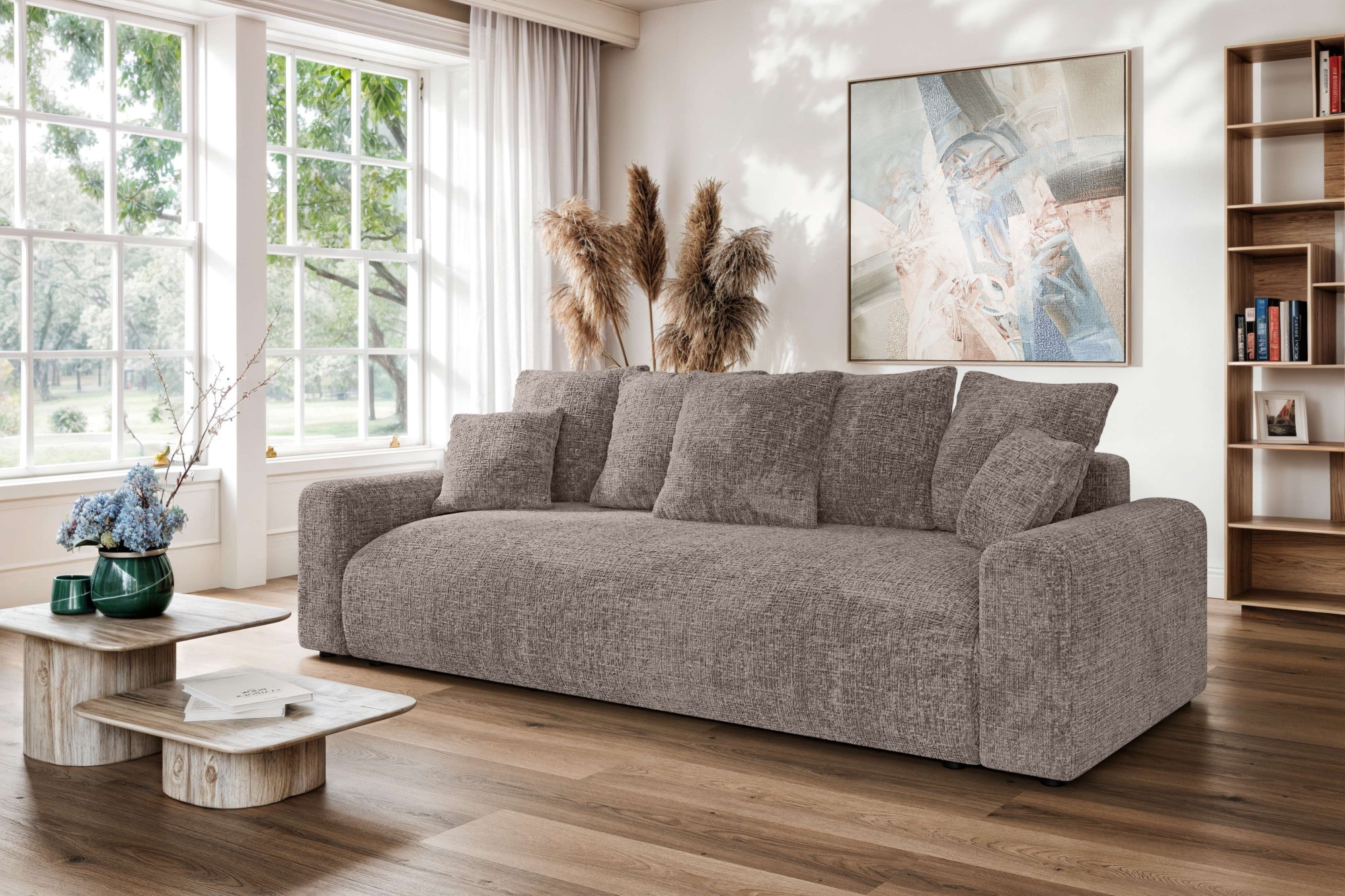 Home affaire Big-Sofa "LAKESIDE klein 3-Sitzer Schlafsofa mit Bettkasten, B günstig online kaufen