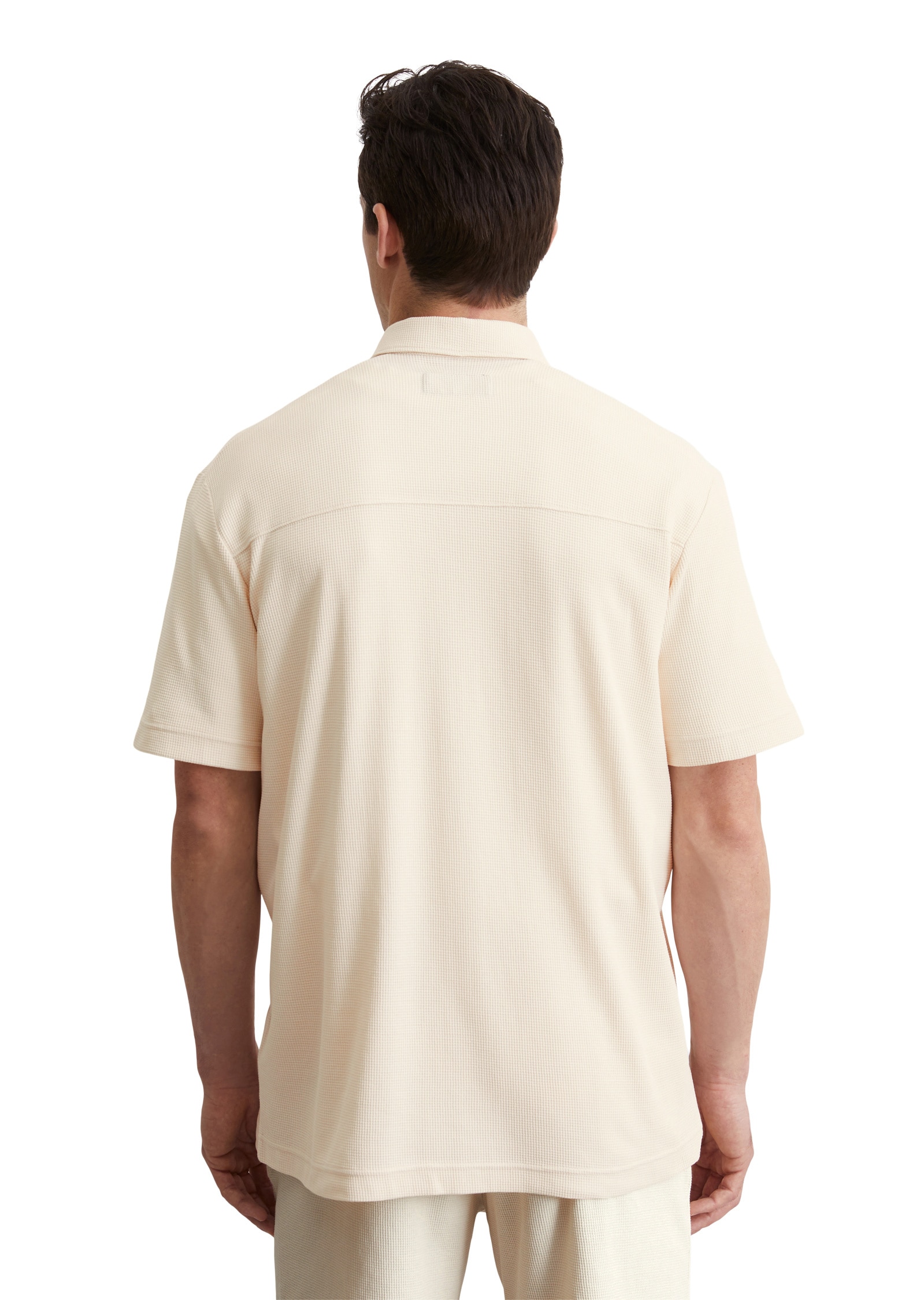 Marc O'Polo Poloshirt »mit feiner Waffelstruktur«