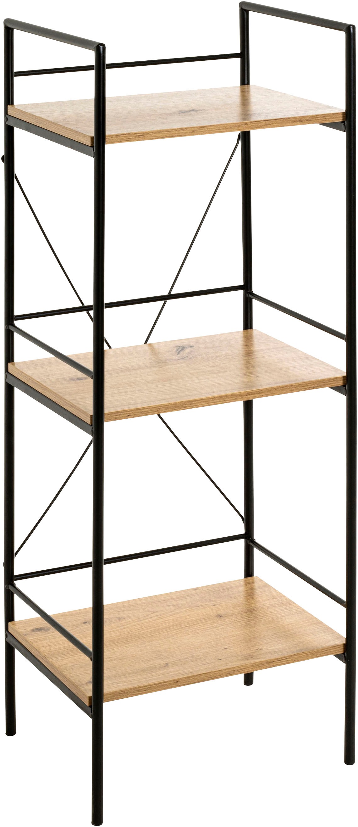 HAKU Regal »Aufbewahrungsregal, Dekoregal, Standregal« rechteckig - aus MDF Braun - B/T/H 34/27/96 cm