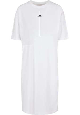 Stillkleid »Damen Ladies Think Different Oversized Slit Tee Dress«, (1 tlg.)