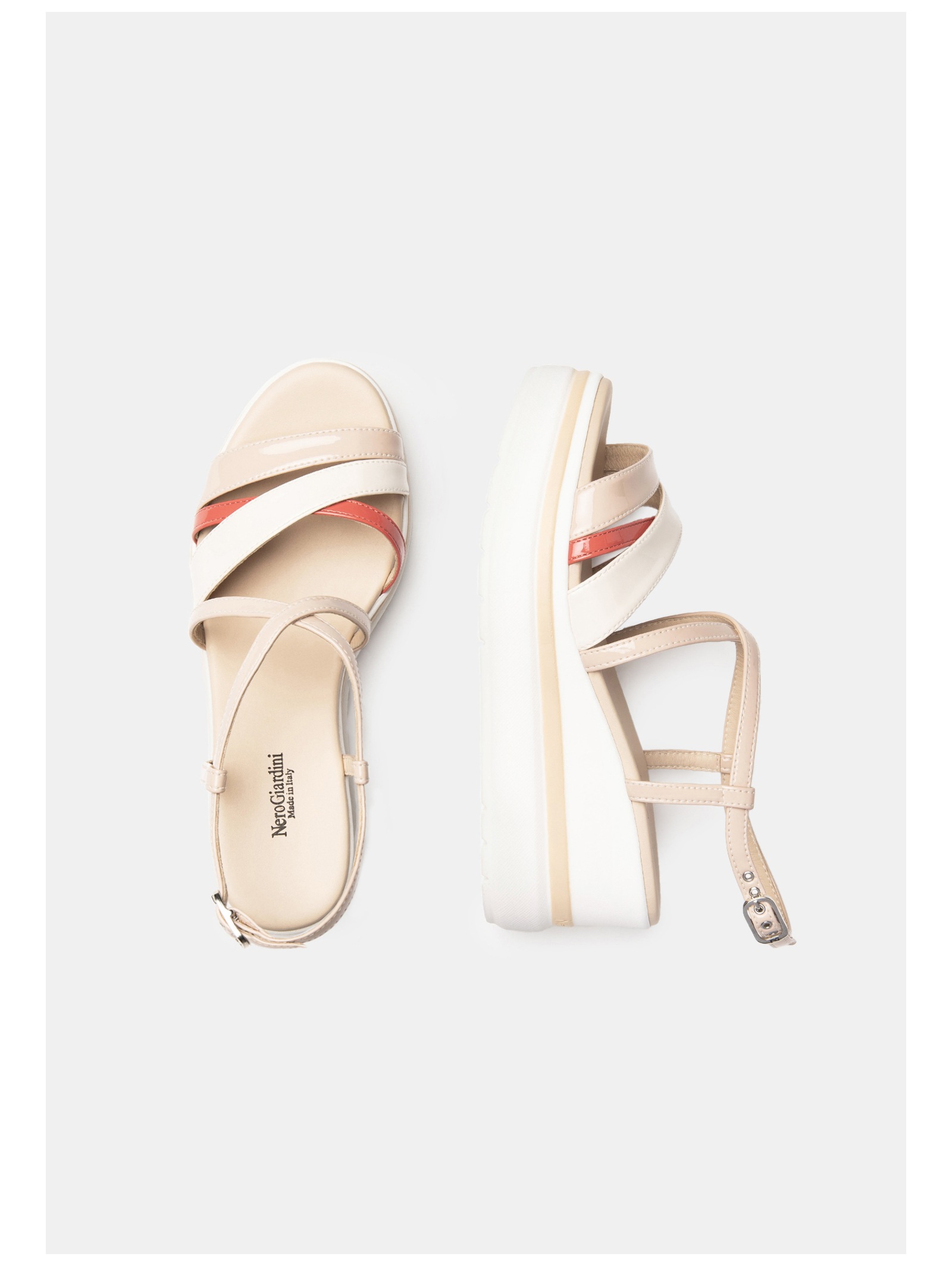 Nero Giardini Keilsandalette »Nero Giardini Sandalen Lederimitat«