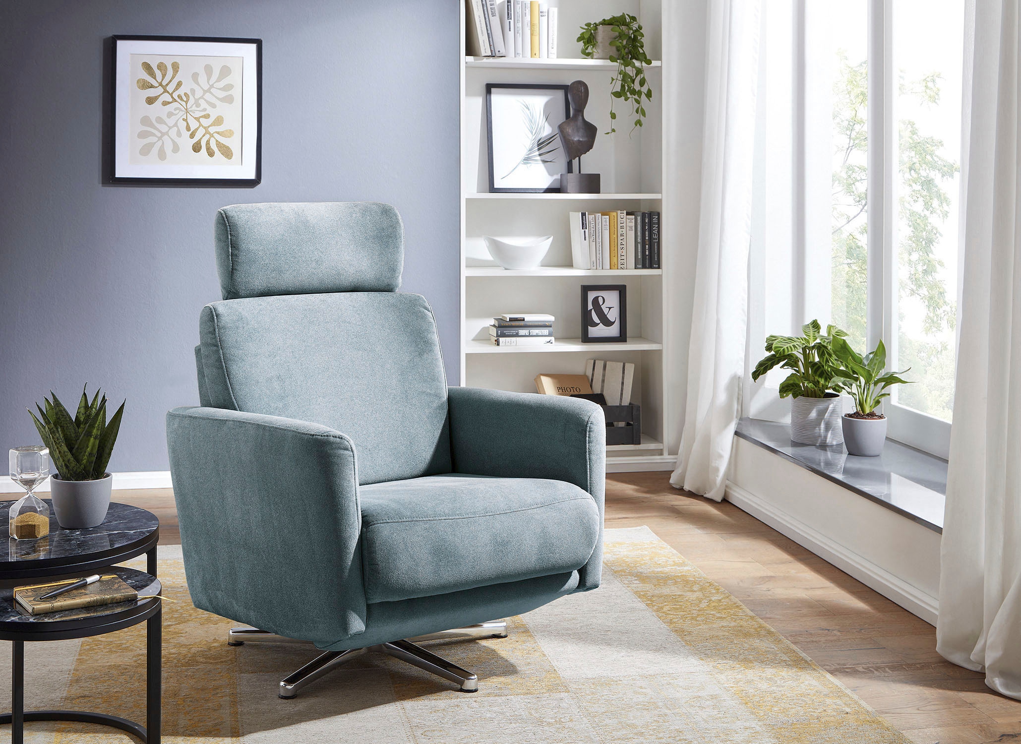 CALIZZA INTERIORS Relaxsessel »Spinell«, inklusive einsteckbarer Kopfstütze