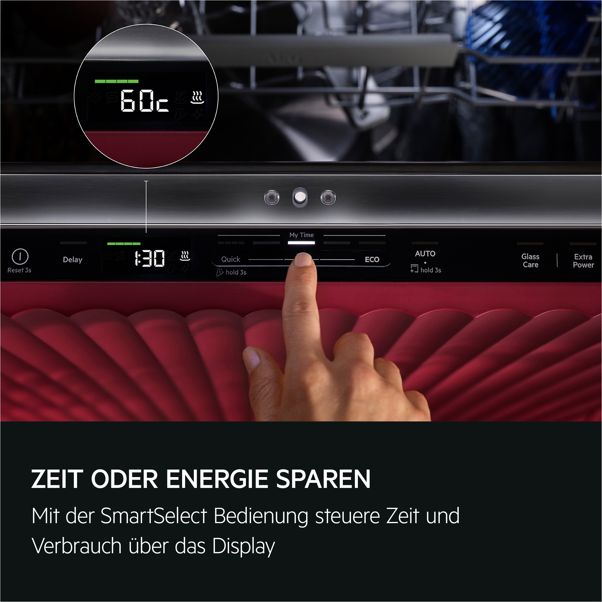 AEG vollintegrierbarer Geschirrspüler 6000 »GI620B2SC« Spülmaschine – starke Sprühabdeckung, viel Platz & sauber