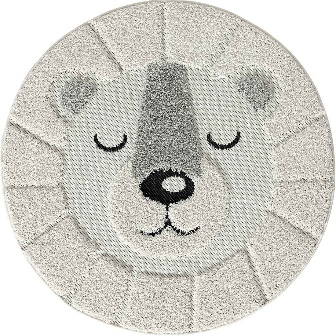 the carpet Teppich »Lou«, rund, 20 mm Höhe, Kinderzimmer Teppich strapazierfähig und pflegleicht