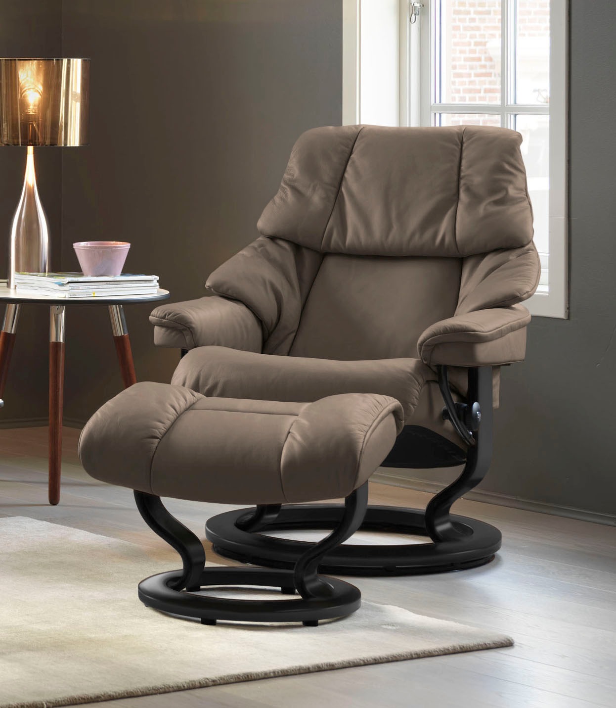 Stressless "Reno" mit Classic Base, Größe S, M & L, Gestell Schwarz günstig online kaufen