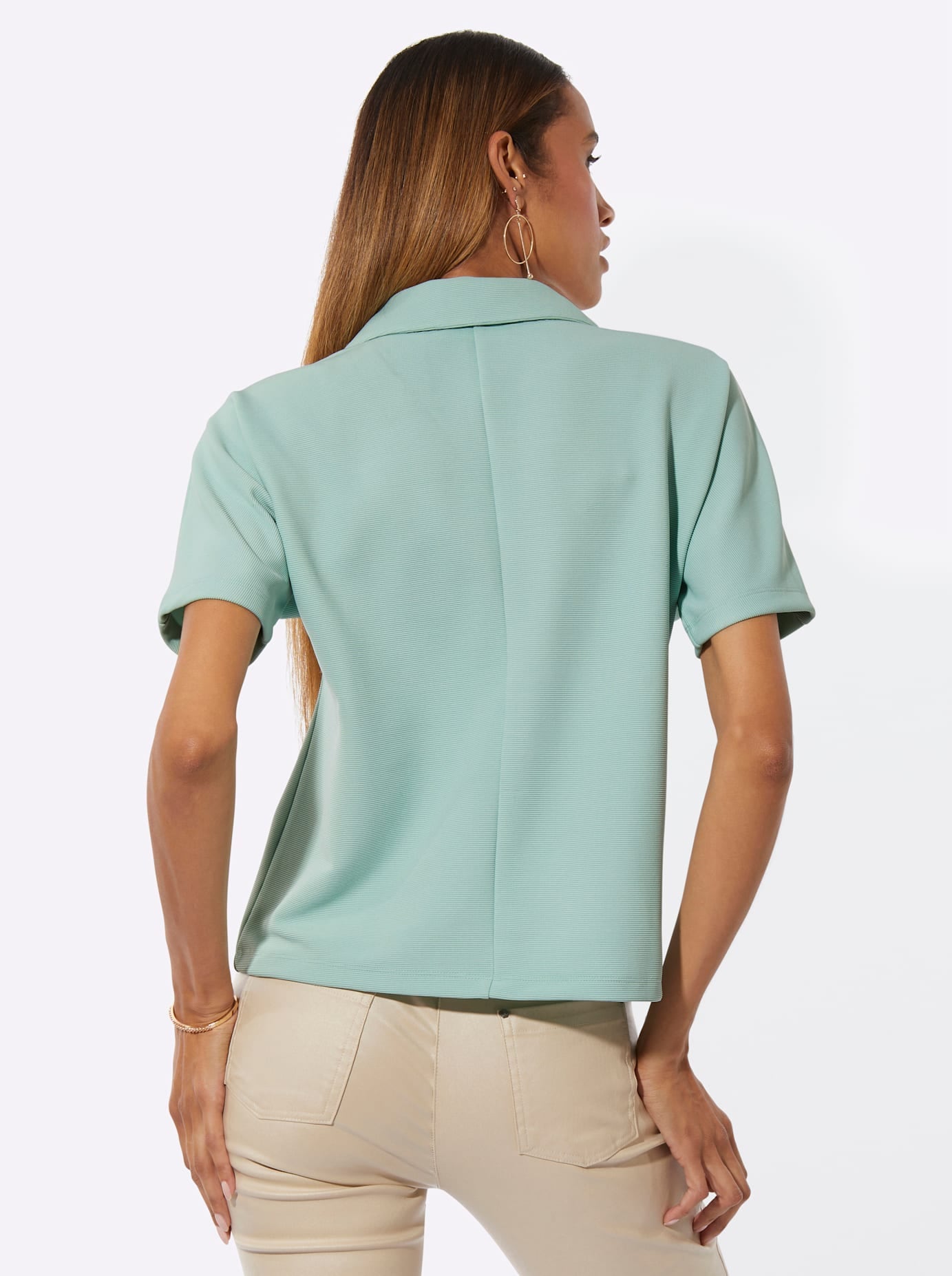 creation L Fledermausshirt »Poloshirt« 1 tlg.