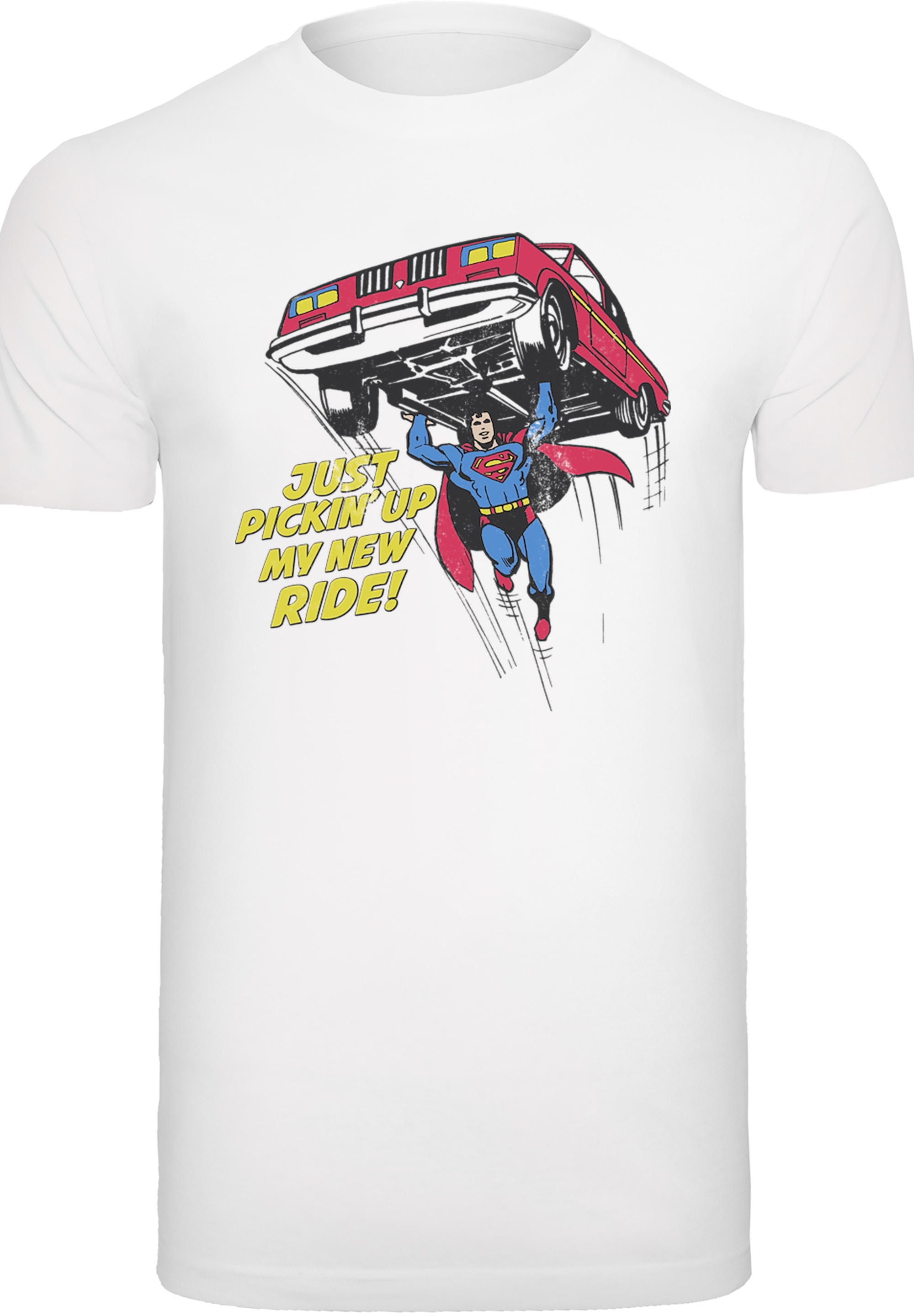 F4NT4STIC T-Shirt »DC Comics Superman New Ride Superheld« Print