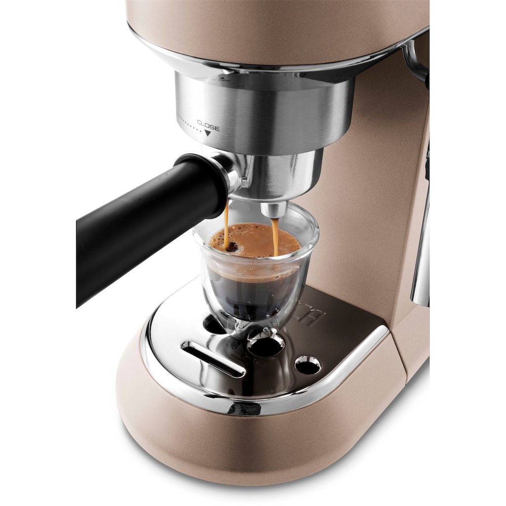 De'Longhi Siebträgermaschine »Dedica Metallics EC785.BG«, 1350 Watt, 15 Bar