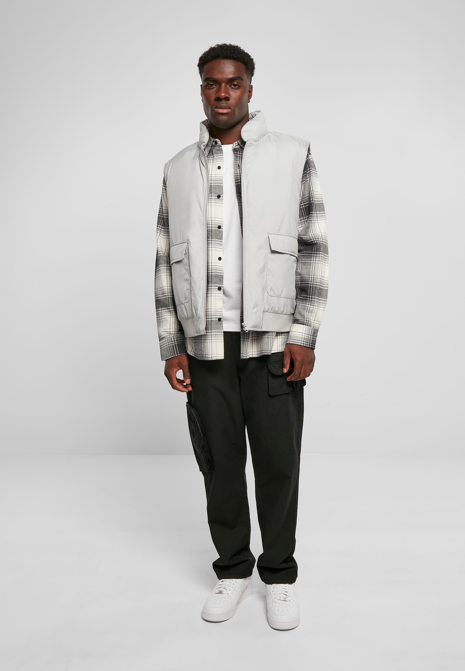 URBAN CLASSICS Jerseyweste »Urban Classics Herren Clean Puffer Vest«, (1 tlg.)