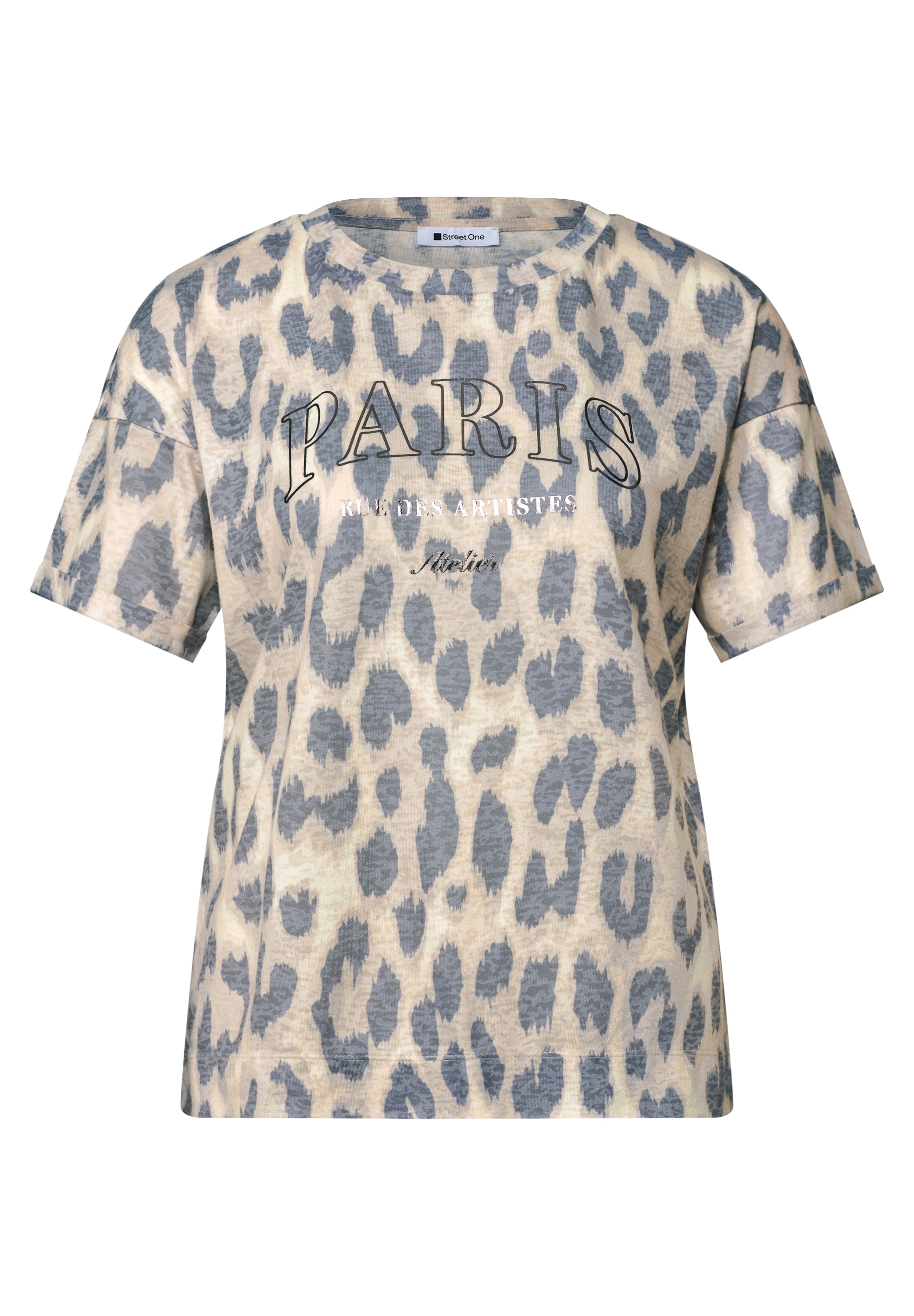 STREET ONE T-Shirt mit Rundhalsausschnitt