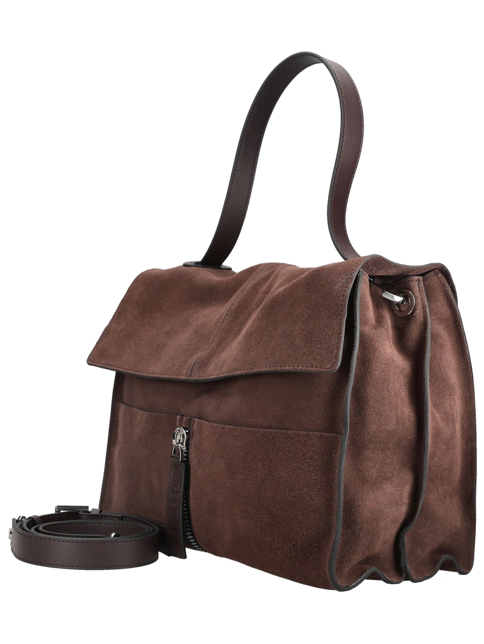 REBELLE Henkeltasche »REBELLE Taschen Veloursleder/Textil«