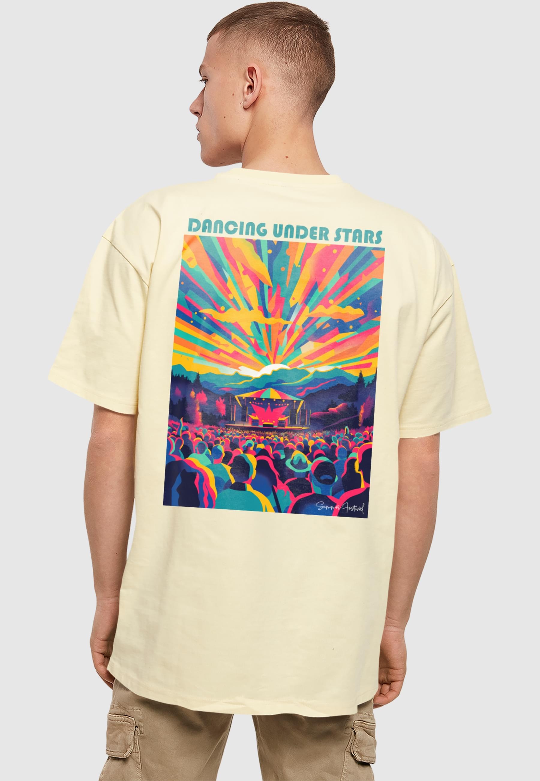 Merchcode T-Shirt »Merchcode Dance Under Stars Oversized T-shirt«, (1 tlg.)