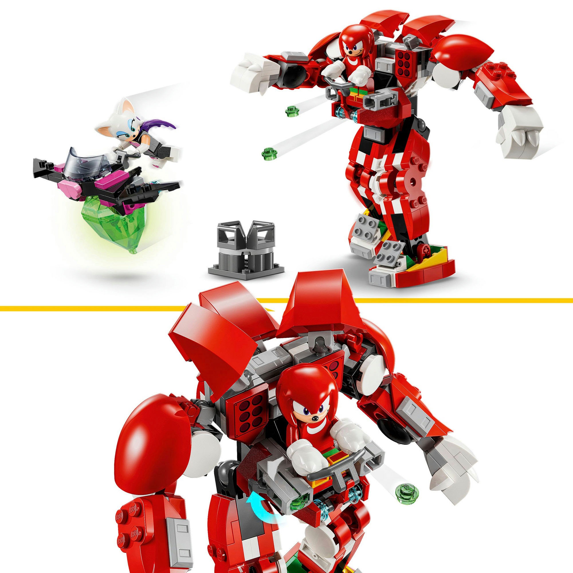 LEGO® Konstruktionsspielsteine »Knuckles' Wächter-Mech (76996), LEGO Sonic«, (276 St.), Made in Europe