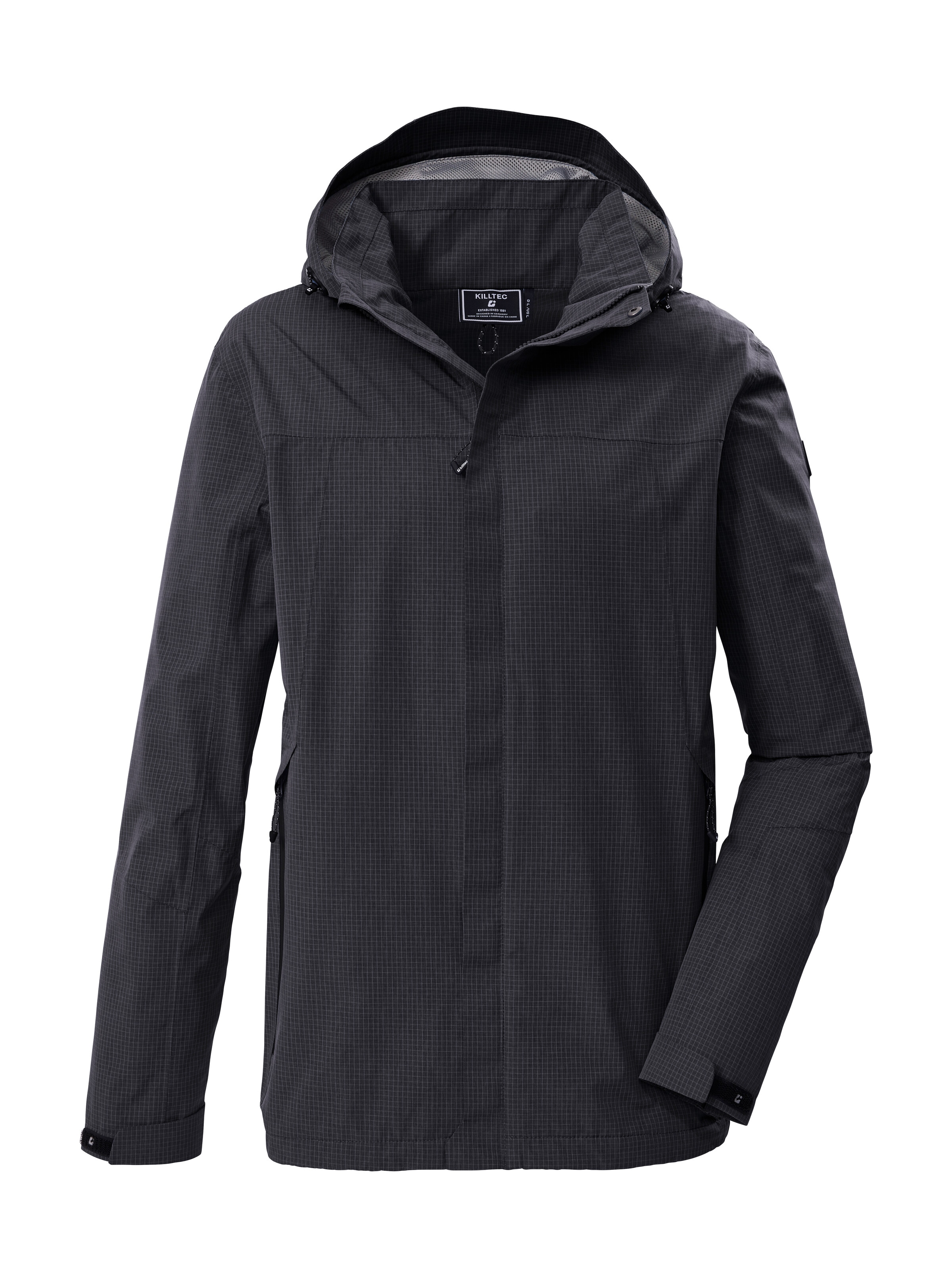 Killtec Funktionsjacke "KOS 116 MN JCKT" Wasserdichte, atmungsaktive Jacke mit abnehmbarer Kapuze