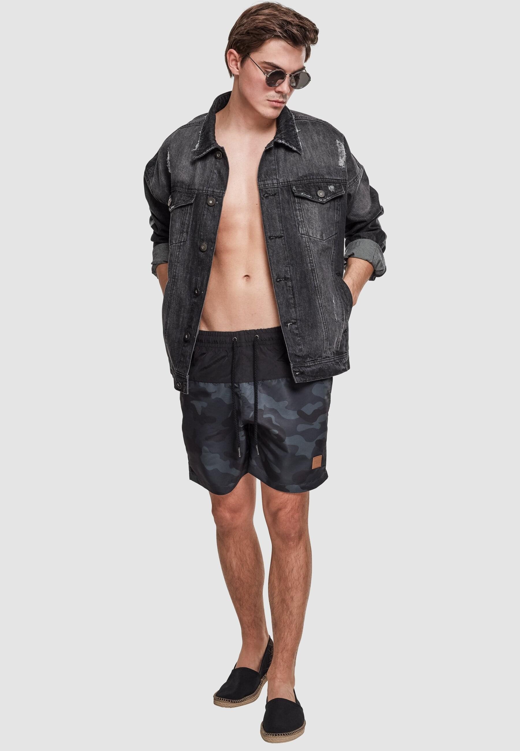 URBAN CLASSICS Badeshorts »Urban Classics Herren Block Swim Shorts«