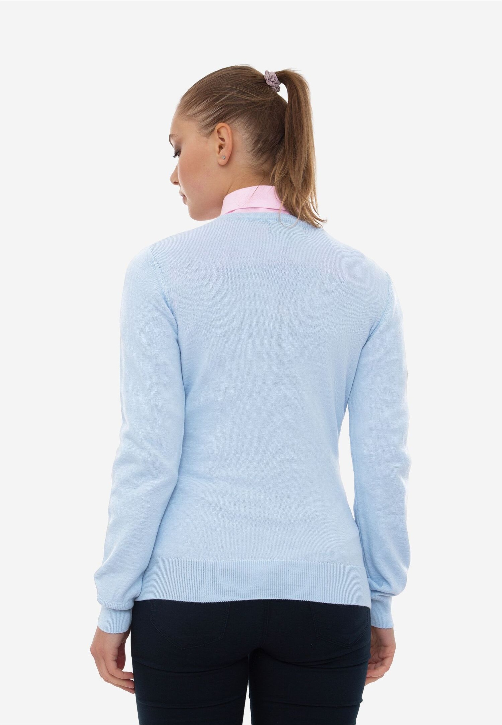 SIR RAYMOND TAILOR Strickpullover »Verty«, (1 tlg.), mit klassischem V-Ausschnitt