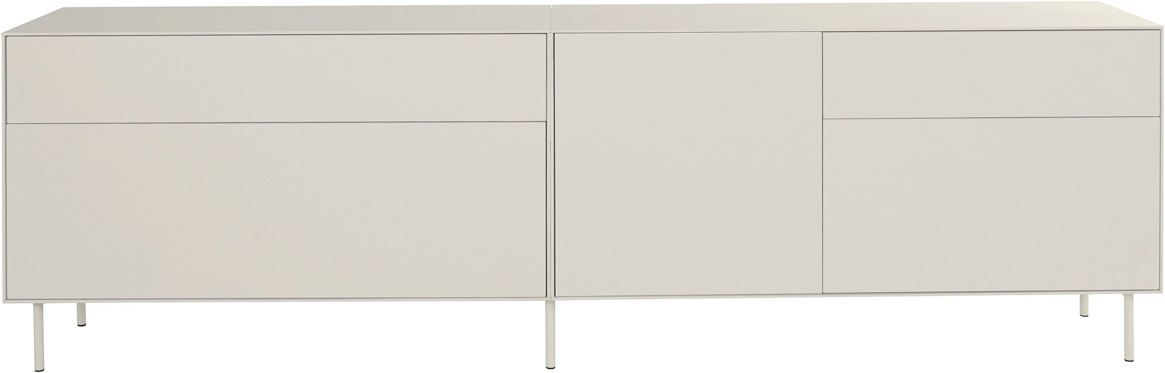 LeGer Home by Lena Gercke Lowboard »Essentials«, (2 St.), Breite: 239cm, MDF lackiert, Push-to-open-Funktion