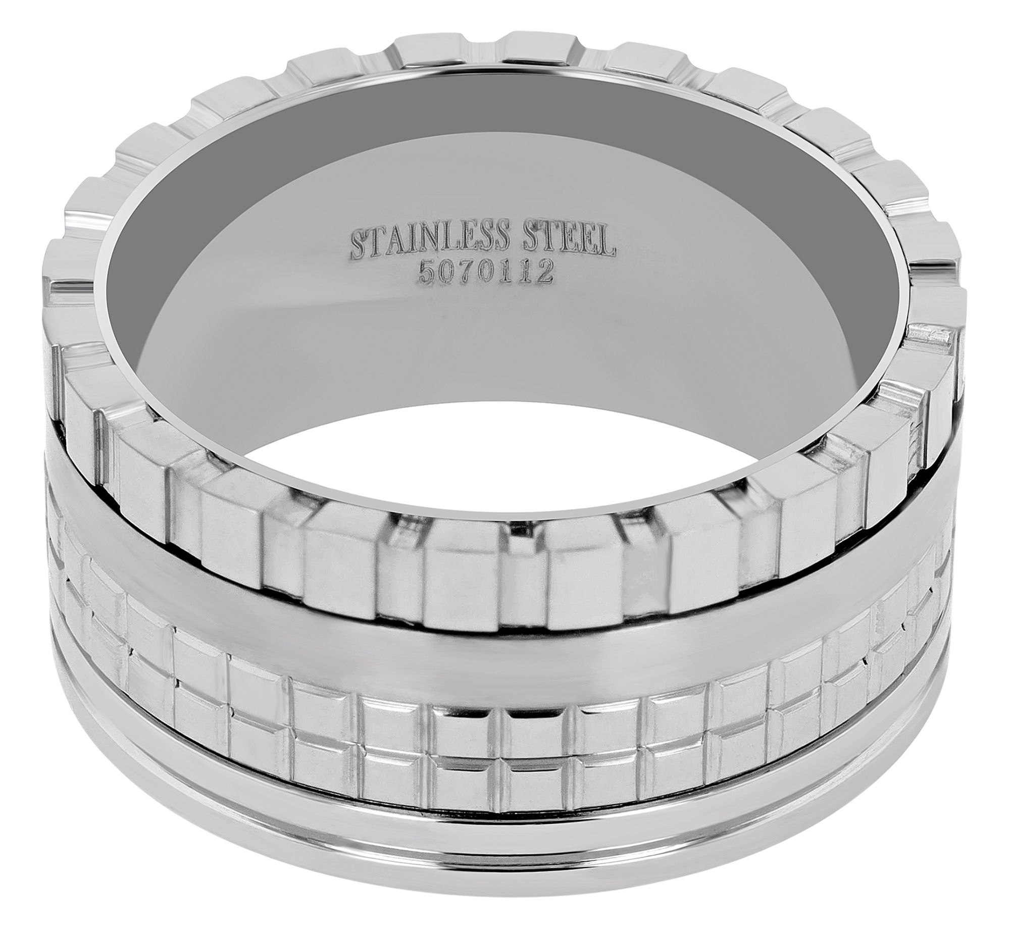 Adelia´s Fingerring »Herren Ring aus Edelstahl«