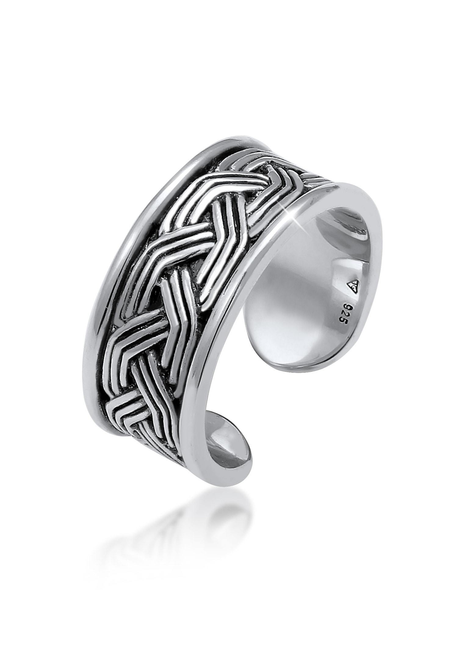 BAUR Kuzzoi »Herren kaufen Bandring Design Silber« Offen Silberring | 925 Ornament