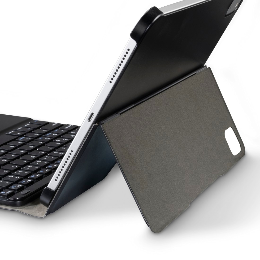 Hama Tablet-Hülle »Tablet-Hülle f. iPad Air 13“, herausnehmbare BT-Tastatur, Touchpad« Bluetooth-Tastatur, Touchpad, Standfunktion, abnehmbare Tastatur