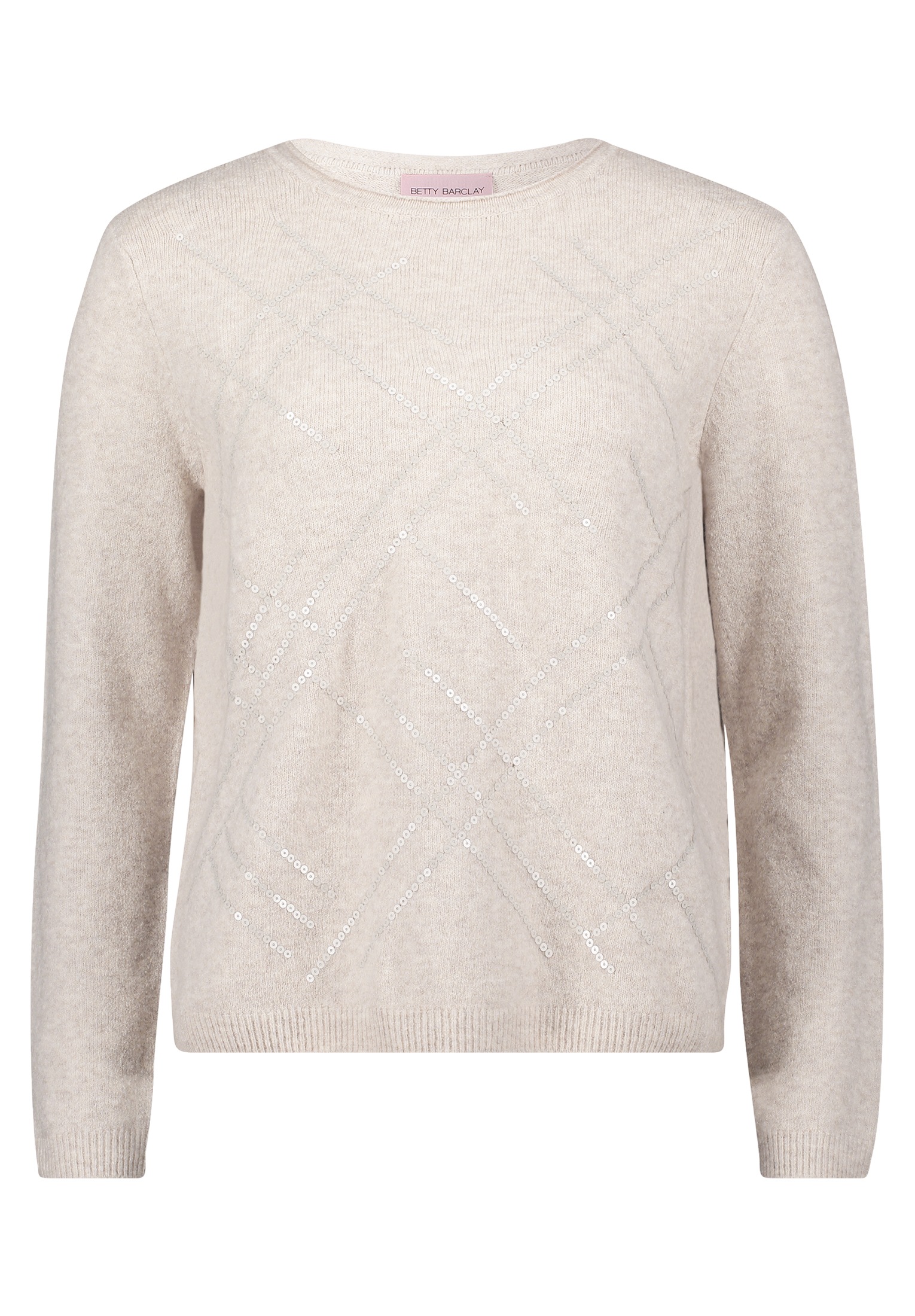 Betty Barclay Strickpullover »Betty Barclay Damen Feinstrickpullover mit Applikation«, (1 tlg.)