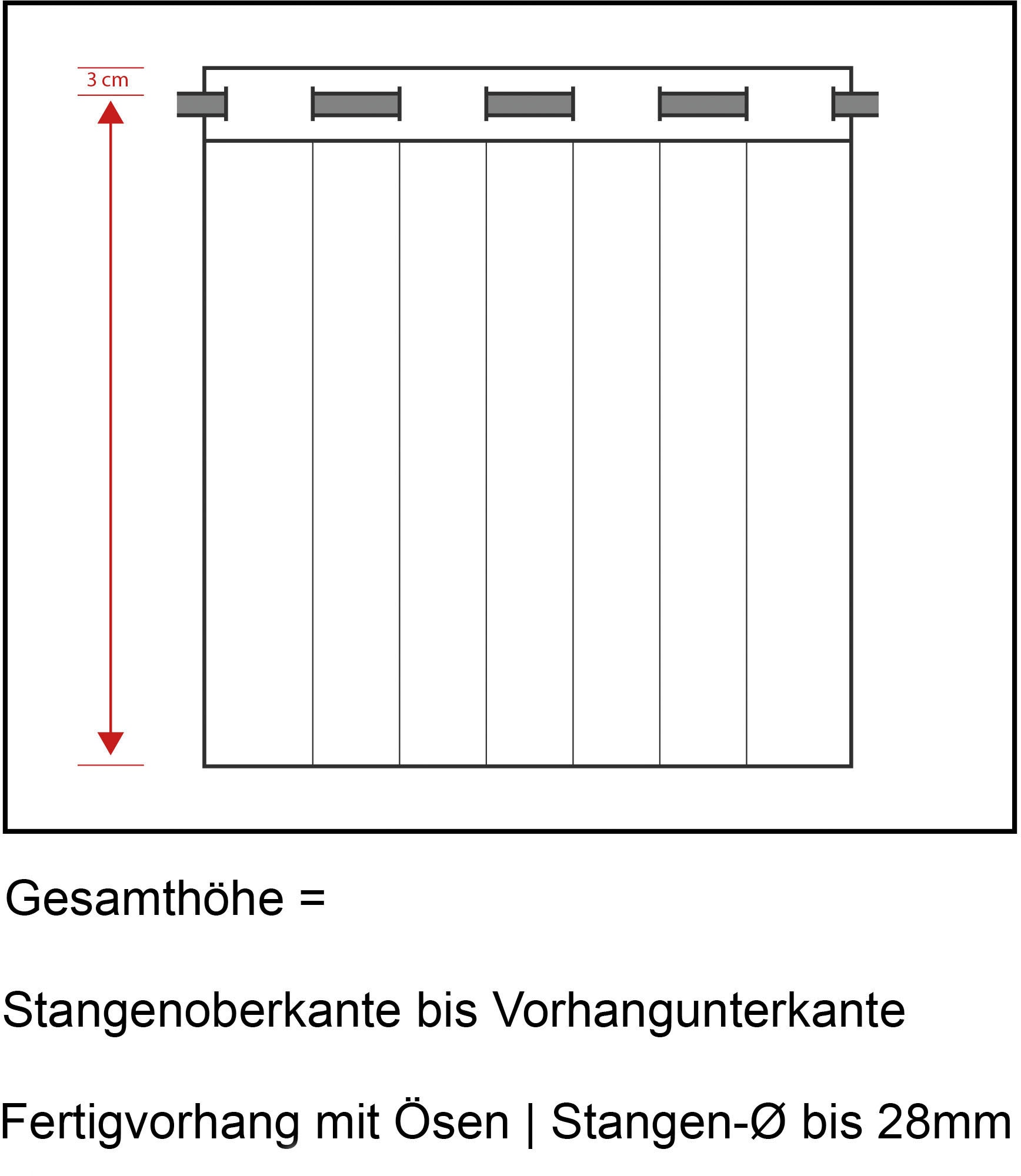 Metallösen, Maß (1 Vorhang for Ösenschal | mit you! 140 »Allure«, BAUR Neutex nach kaufen Breite cm, St.),
