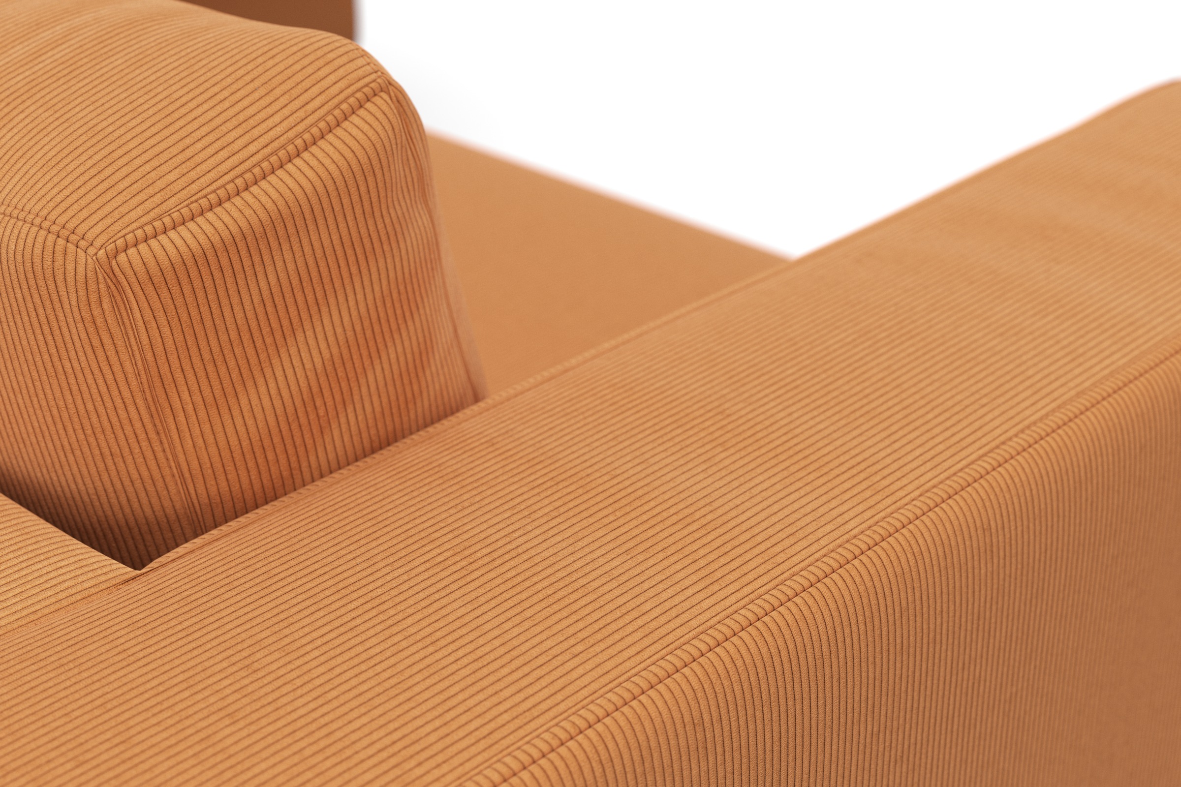 DOMO collection Ecksofa »Modica, zeitlos und elegant, L-Form«, moderne Optik mit extrabreiter Recamiere, auch in Cord