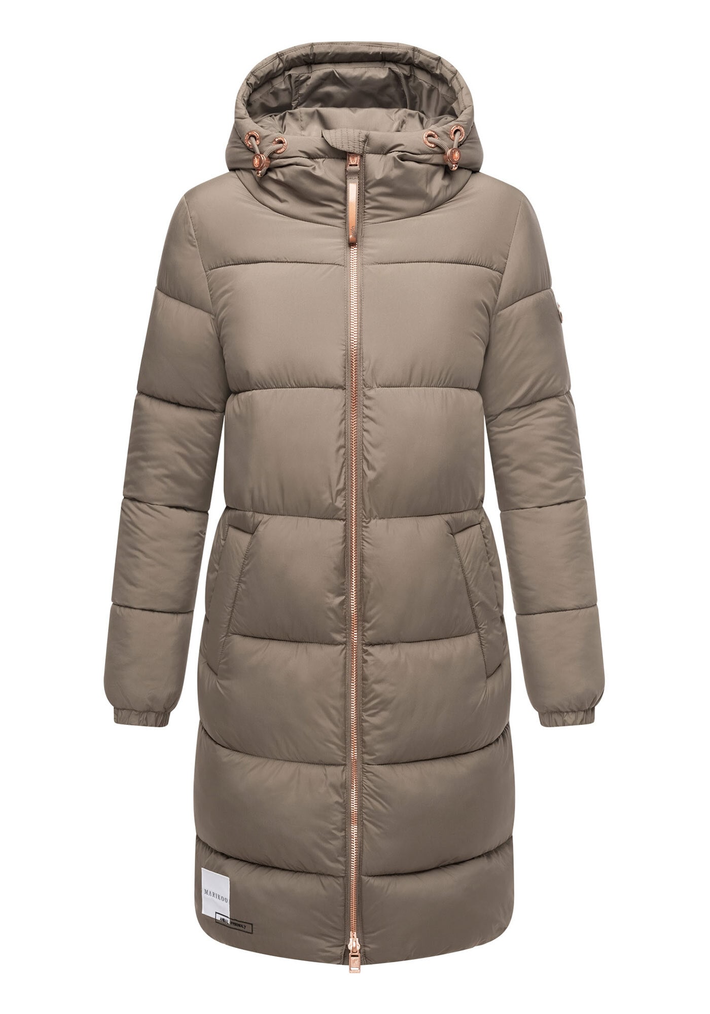 Marikoo Winterjacke »Nomadiaa«, Lange Damen Winterjacke