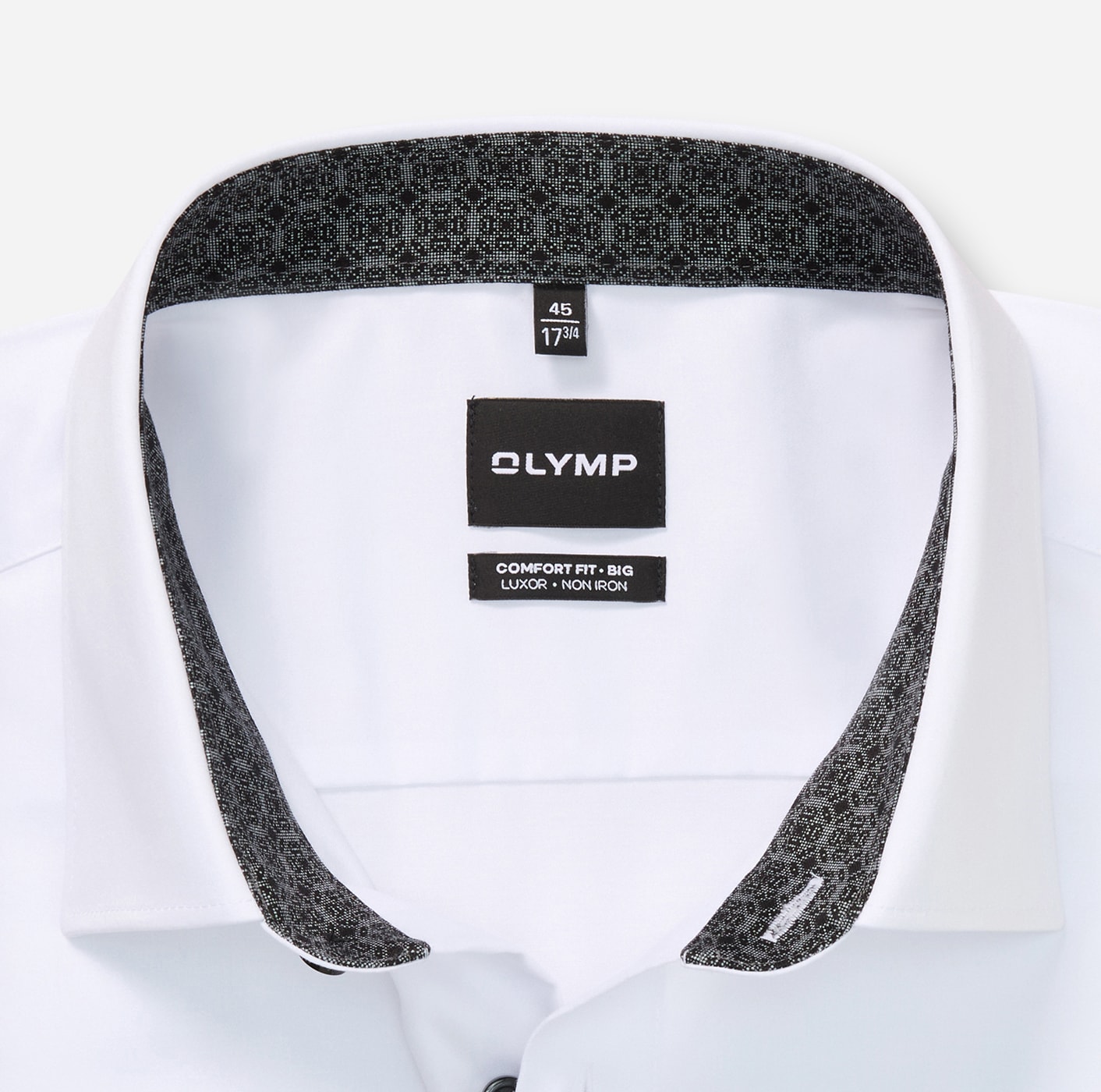 OLYMP Langarmhemd »Big & Tall«, Neue COMFORT FIT BIG Kollektion, New-Kentkragen, Businesshemd