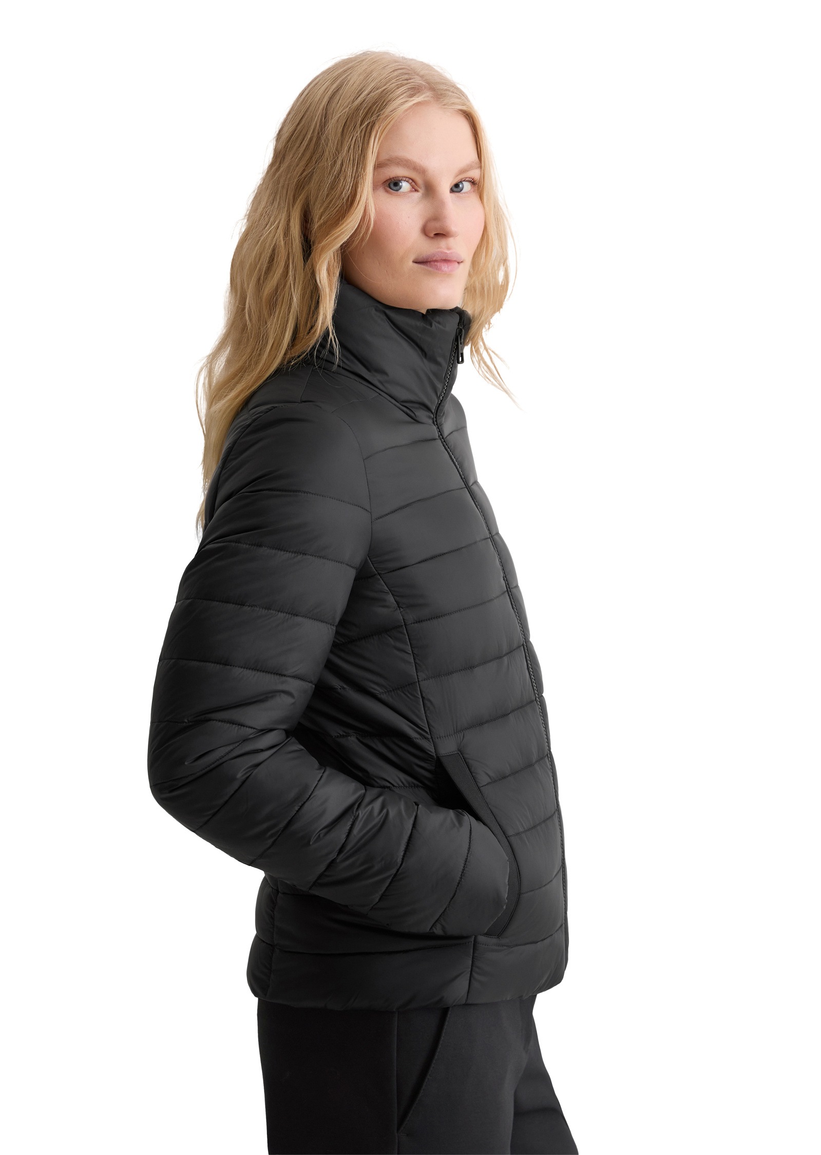 Marc O'Polo Outdoorjacke »mit recycelten Materialien« ohne Kapuze