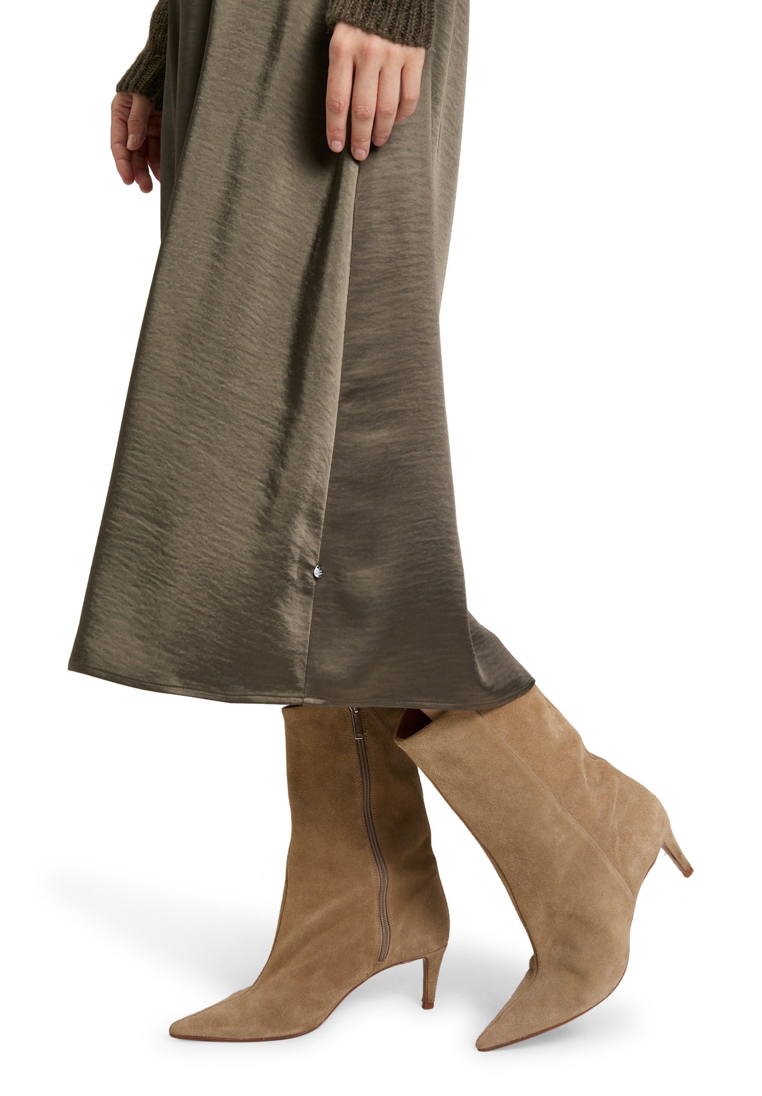 Vera Mont Druckkleid »Vera Mont Damen Casual-Kleid zweiteilig«, Materialmix