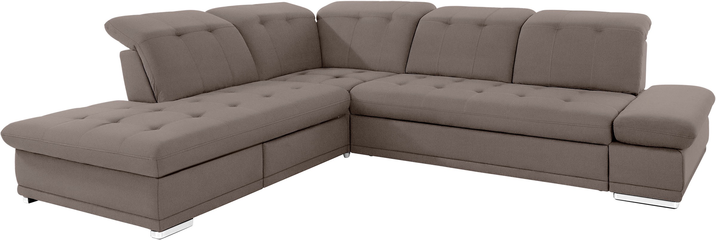 Thumbnail - COTTA Ecksofa "Holiday L-Form mit Sitztiefen-, Armteil- und Kopfteilverstellung", wahlweise mit Bettfunktion & Bettkaste...