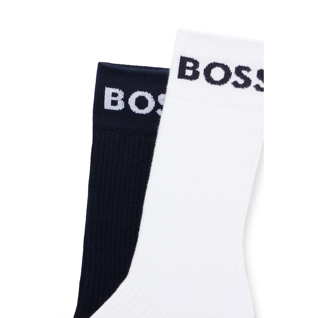 BOSS Sportsocken, (Packung, 2 Paar, 2er)