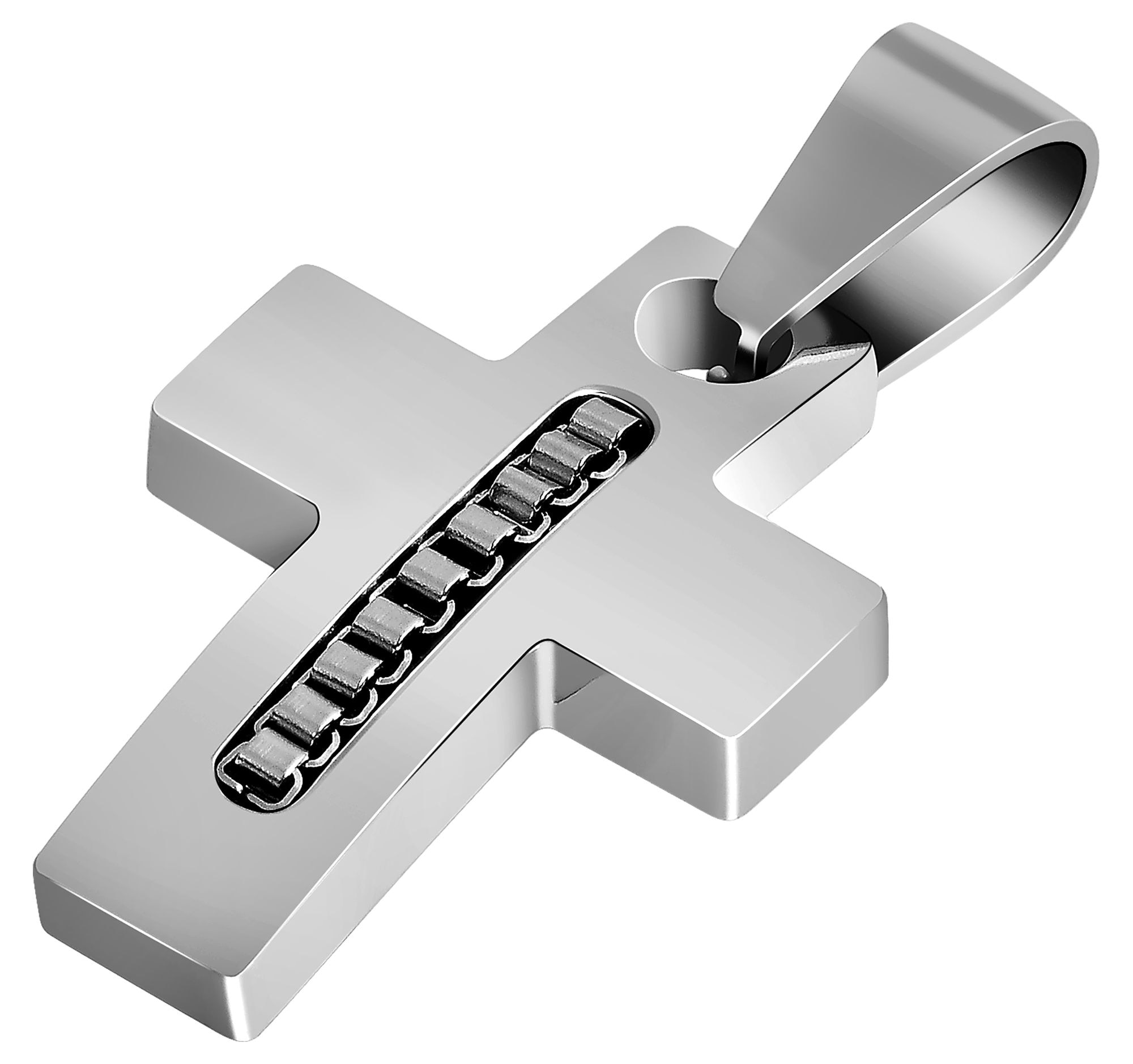 Adelia´s Kettenanhänger »Anhänger – Kreuz Kreuzanhänger aus Edelstahl«  Ein Geschenk, das Freude macht