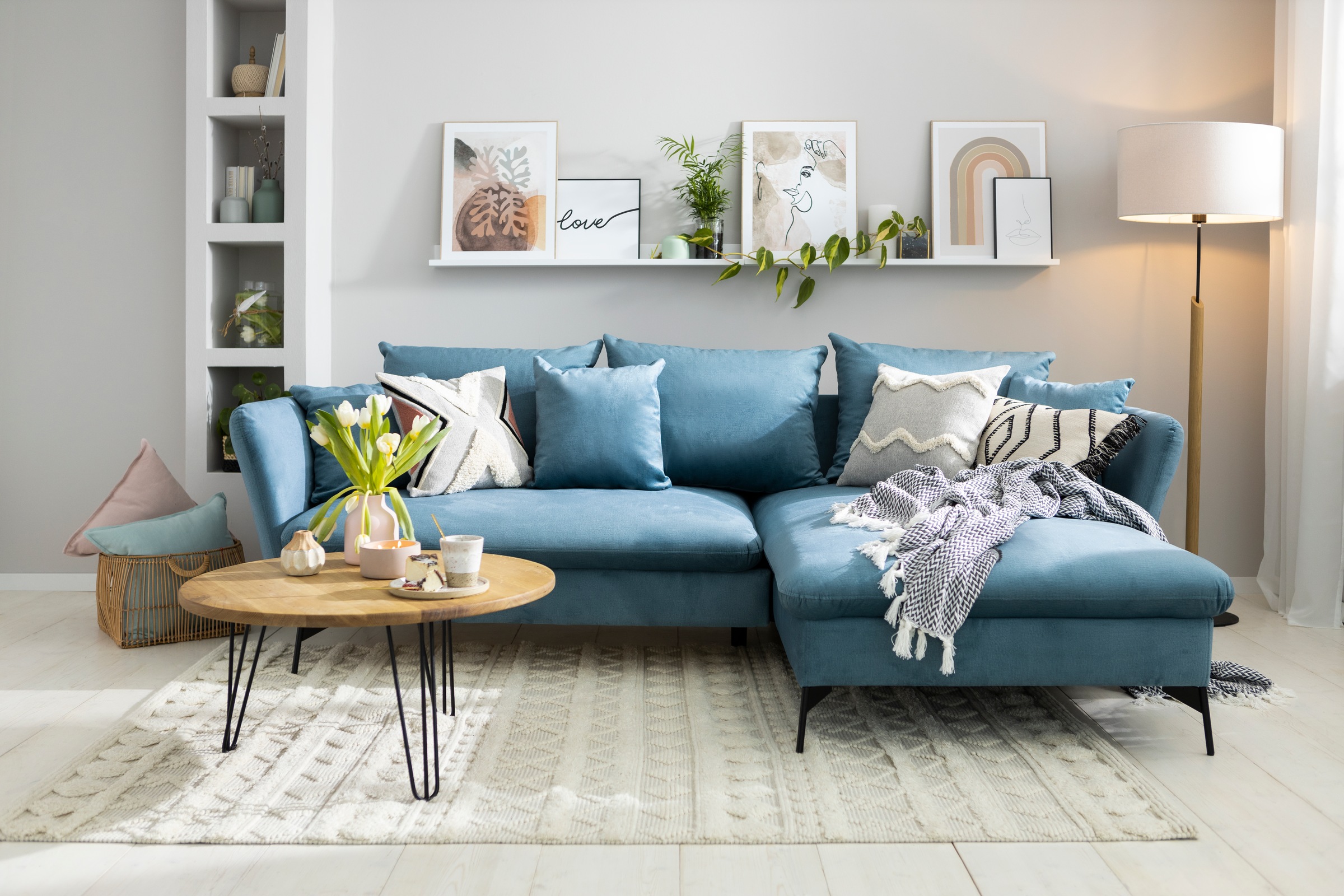 OTTO home Ecksofa "LIVORNO,258 cm, L-Form," Schlaffunktion u. Bettkasten (1 günstig online kaufen