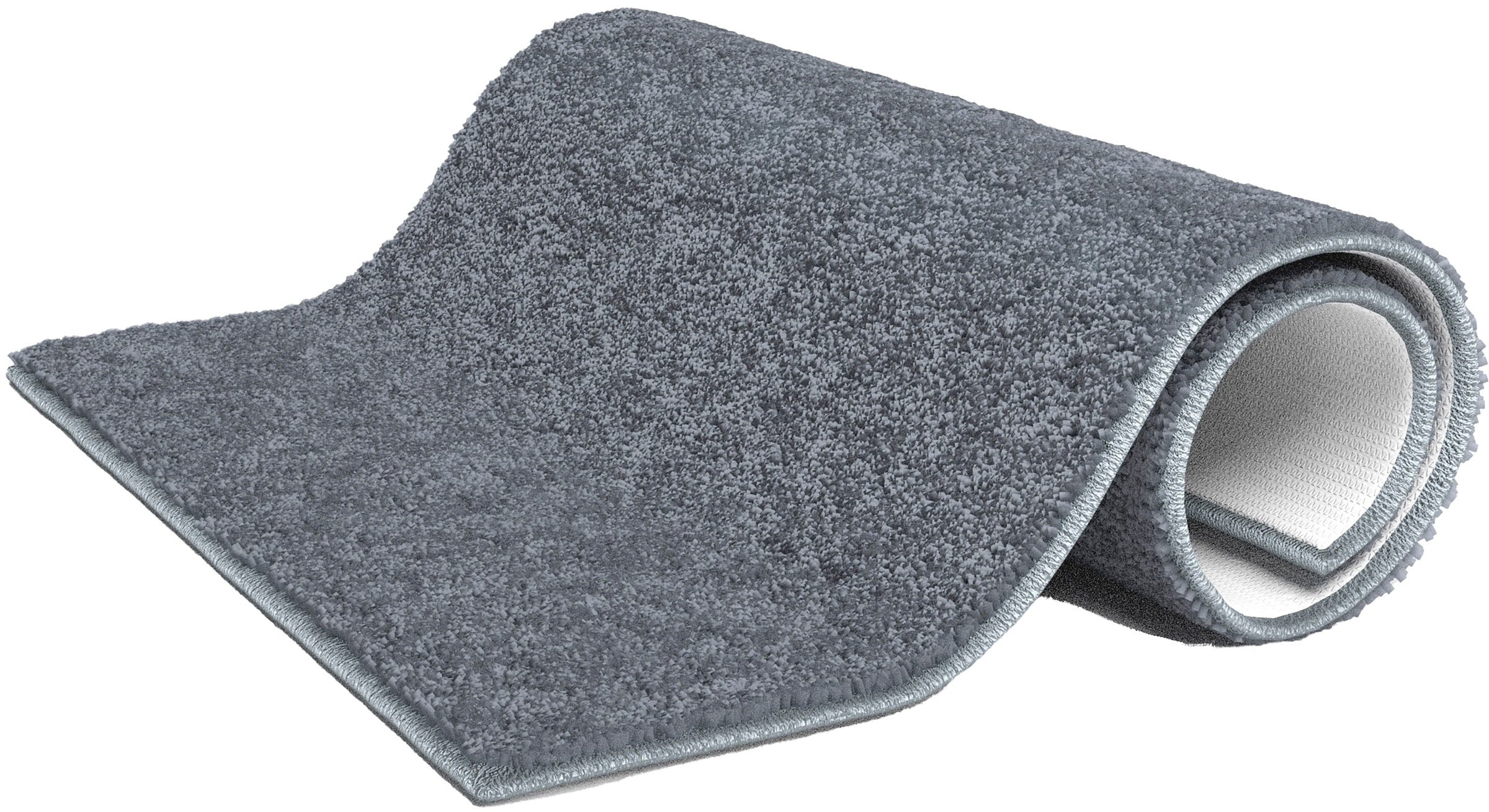 Bruno Banani Badematte »Danny«, rutschhemmend beschichtet, schnell trocknend, Made in Europe, einfarbiger Badteppich