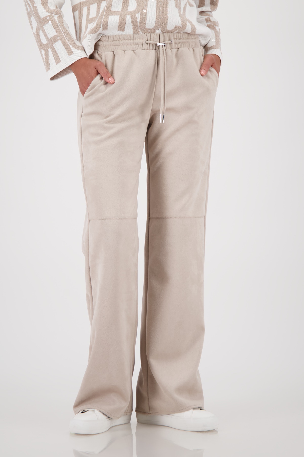 Monari Jogger Pants "Hose Velours 83cm" Regular fit, Straight leg günstig online kaufen