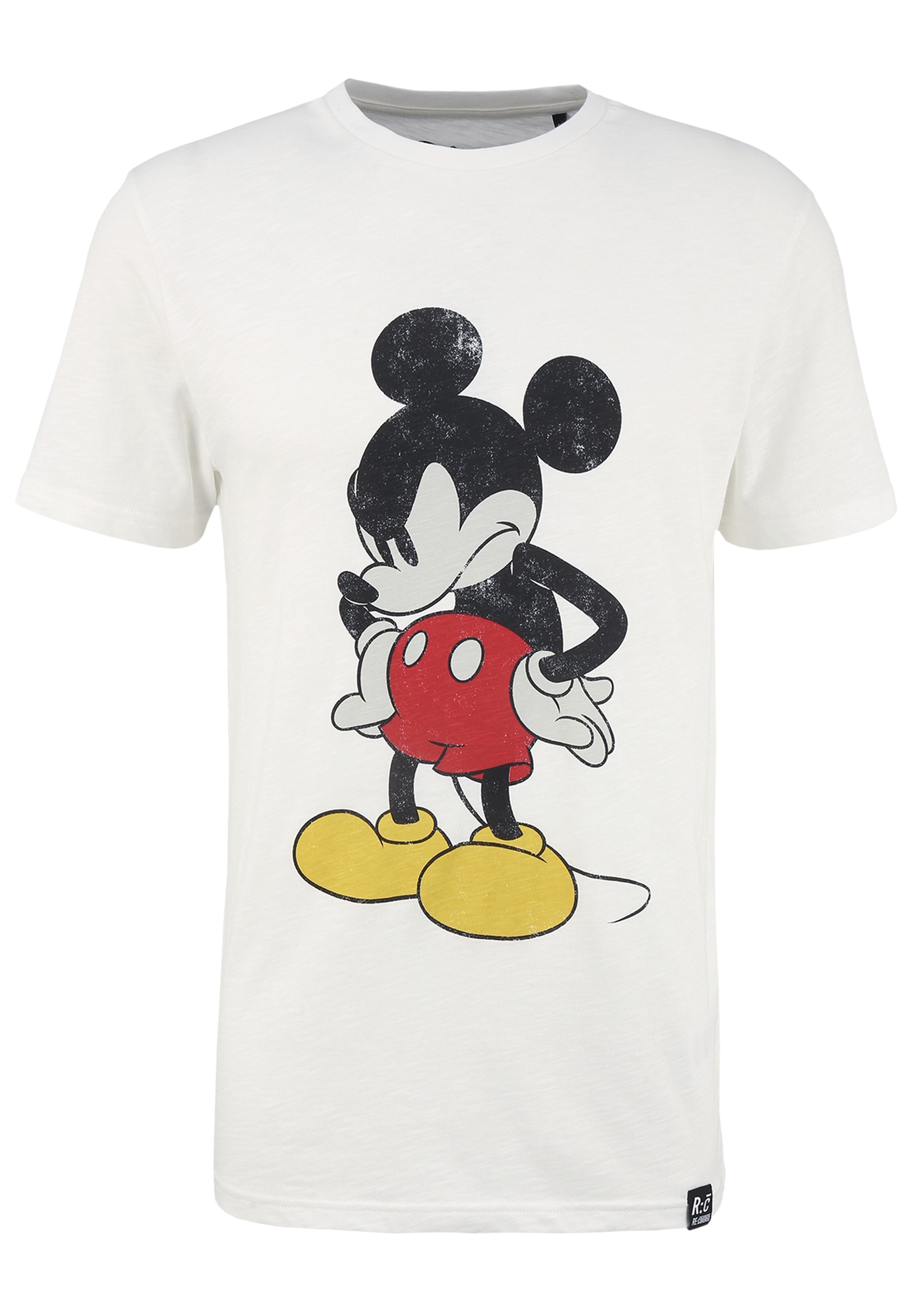 Recovered T-Shirt »Disney Mickey Mouse Madface«, im zeitlosen Design
