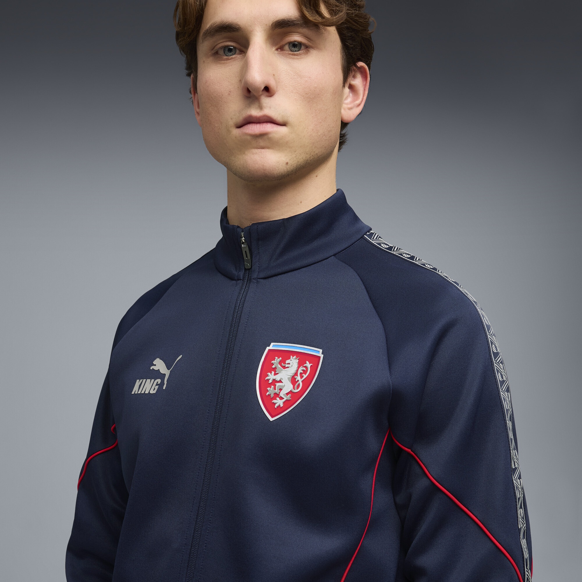 PUMA Sweatjacke »Tschechien KING Anthem Jacke Herren«