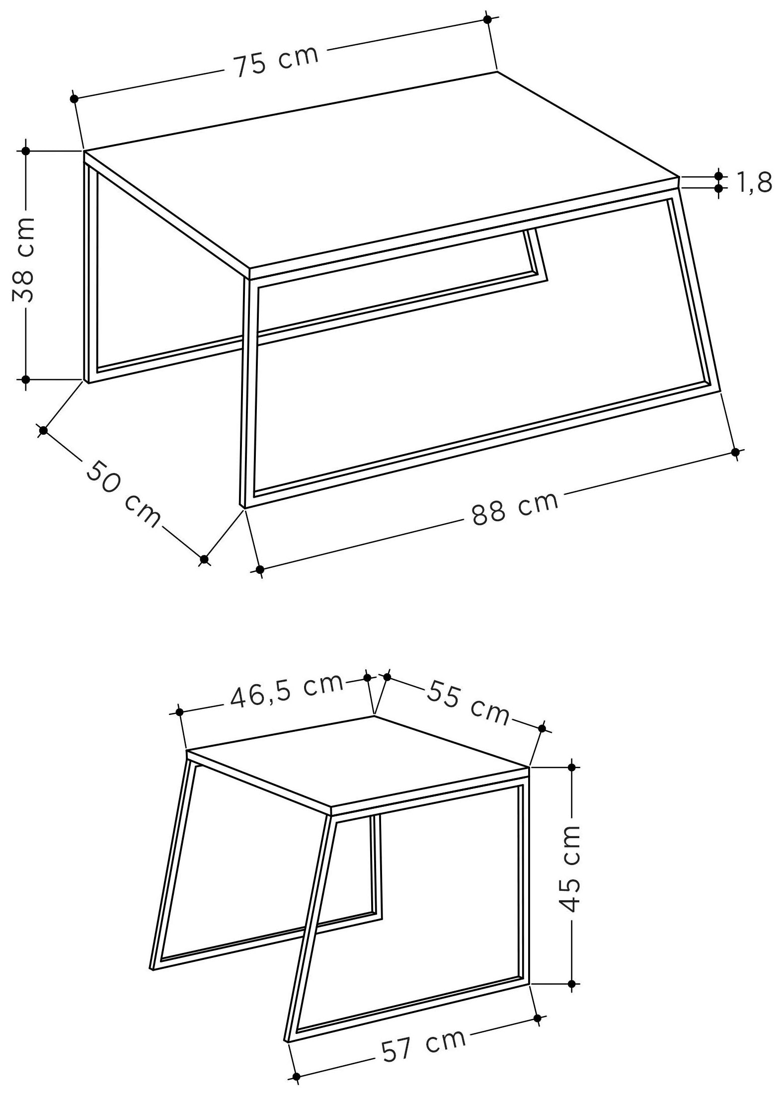 Decortie Couchtisch »PAL COUCHTISCH«