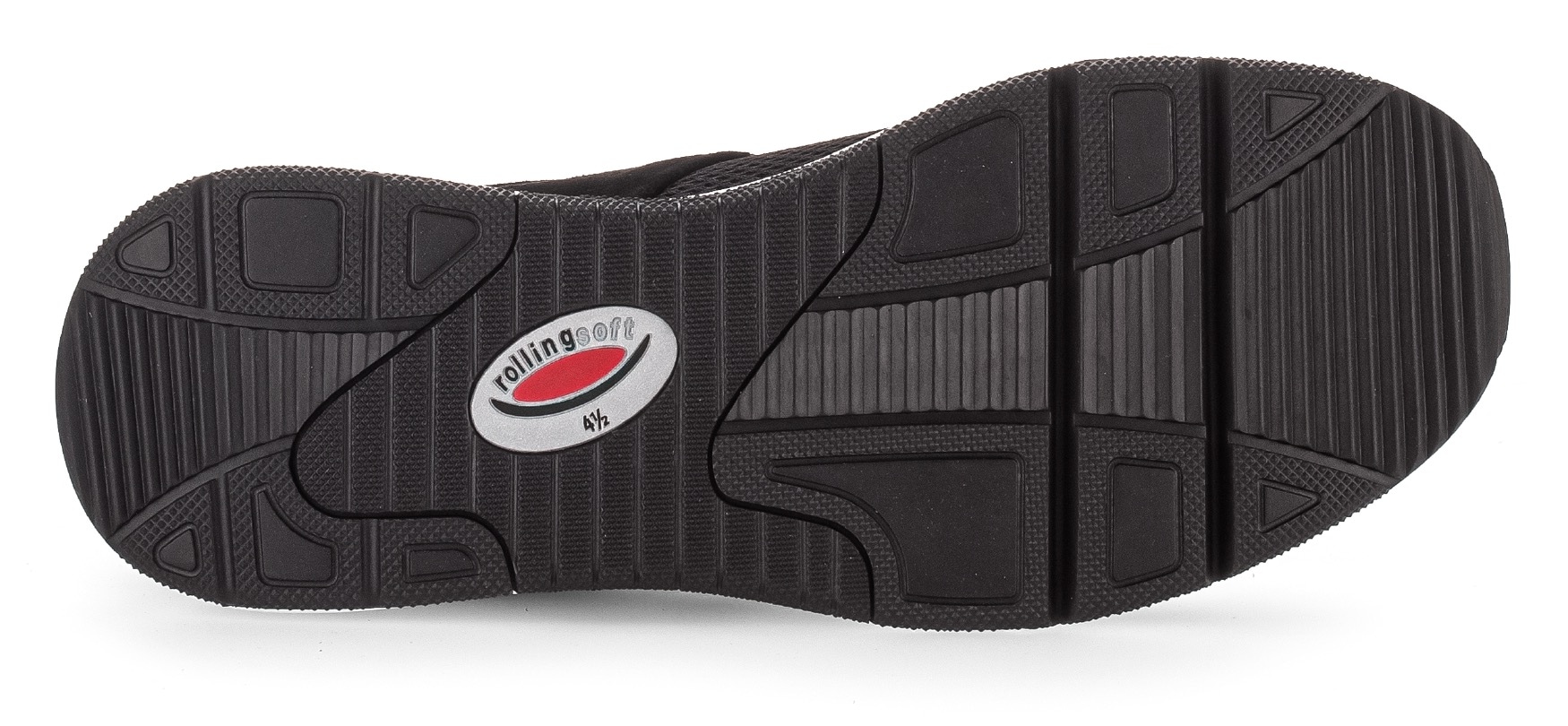 Gabor Rollingsoft Keilsneaker, Freizeitschuh, Halbschuh, Schnürschuh, Logoschriftzug an der Ferse