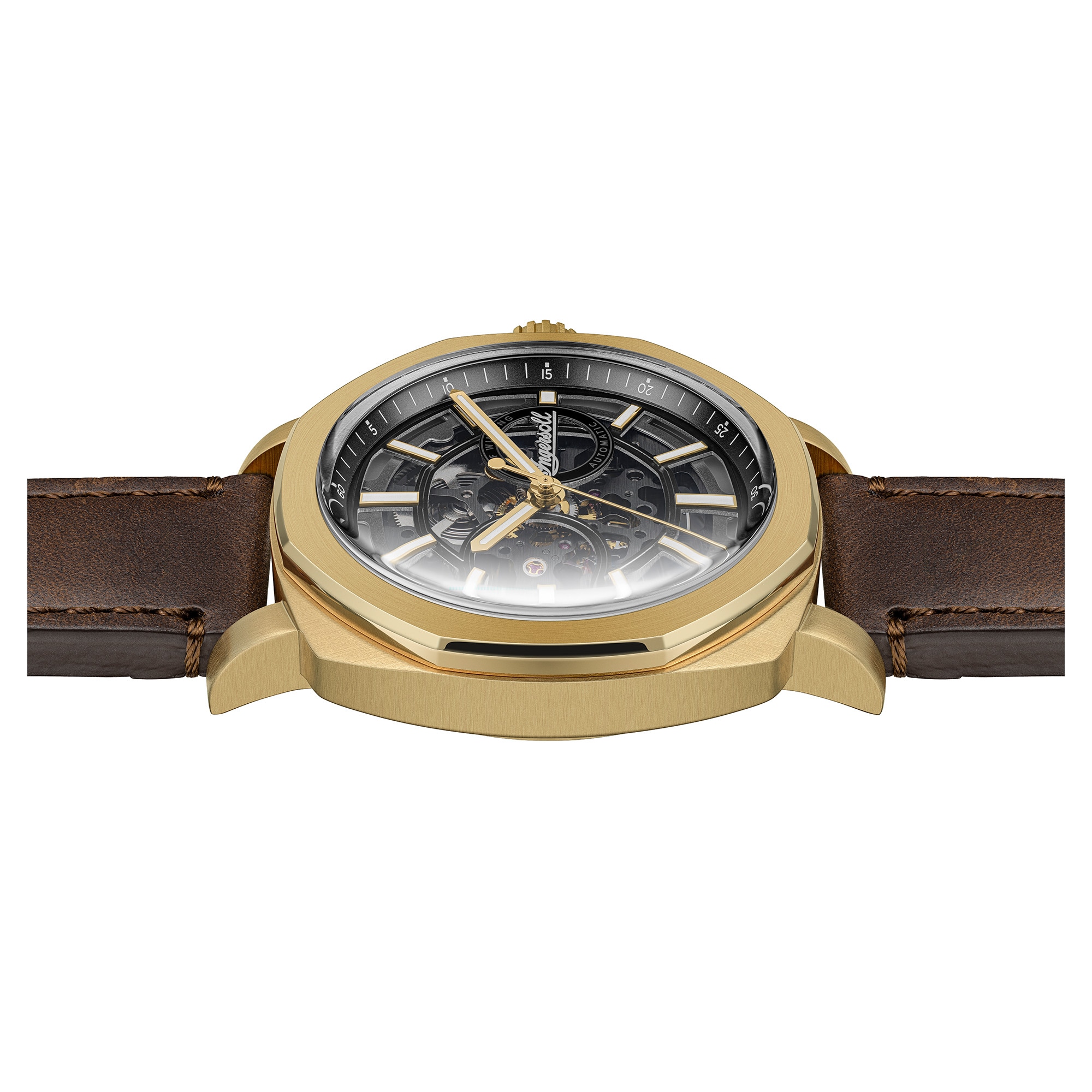 Ingersoll Automatikuhr »The Outrider« Armbanduhr, Herrenuhr, Mechanische Uhr, Lederarmband, analog