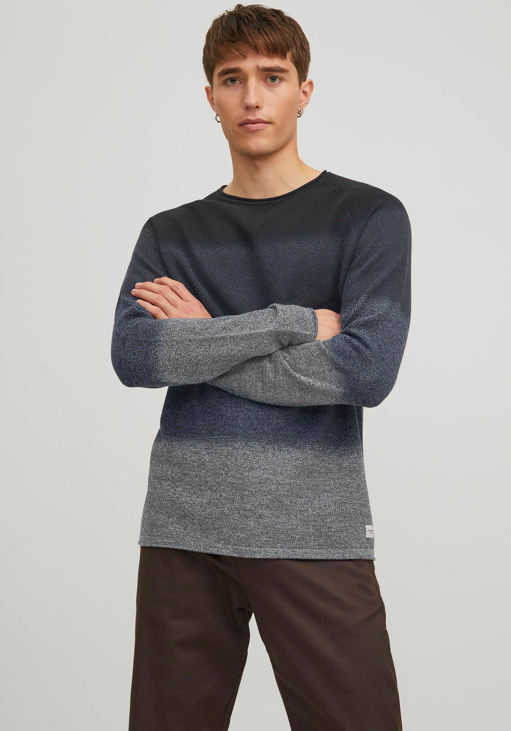 Jack & Jones Rundhalspullover HILL KNIT günstig online kaufen